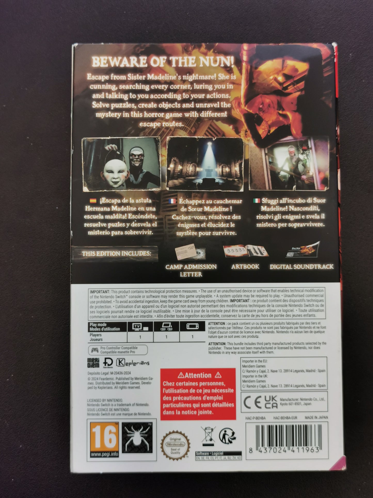 Evil Nun: The Broken Mask – Unholy Edition (Nintendo Switch)