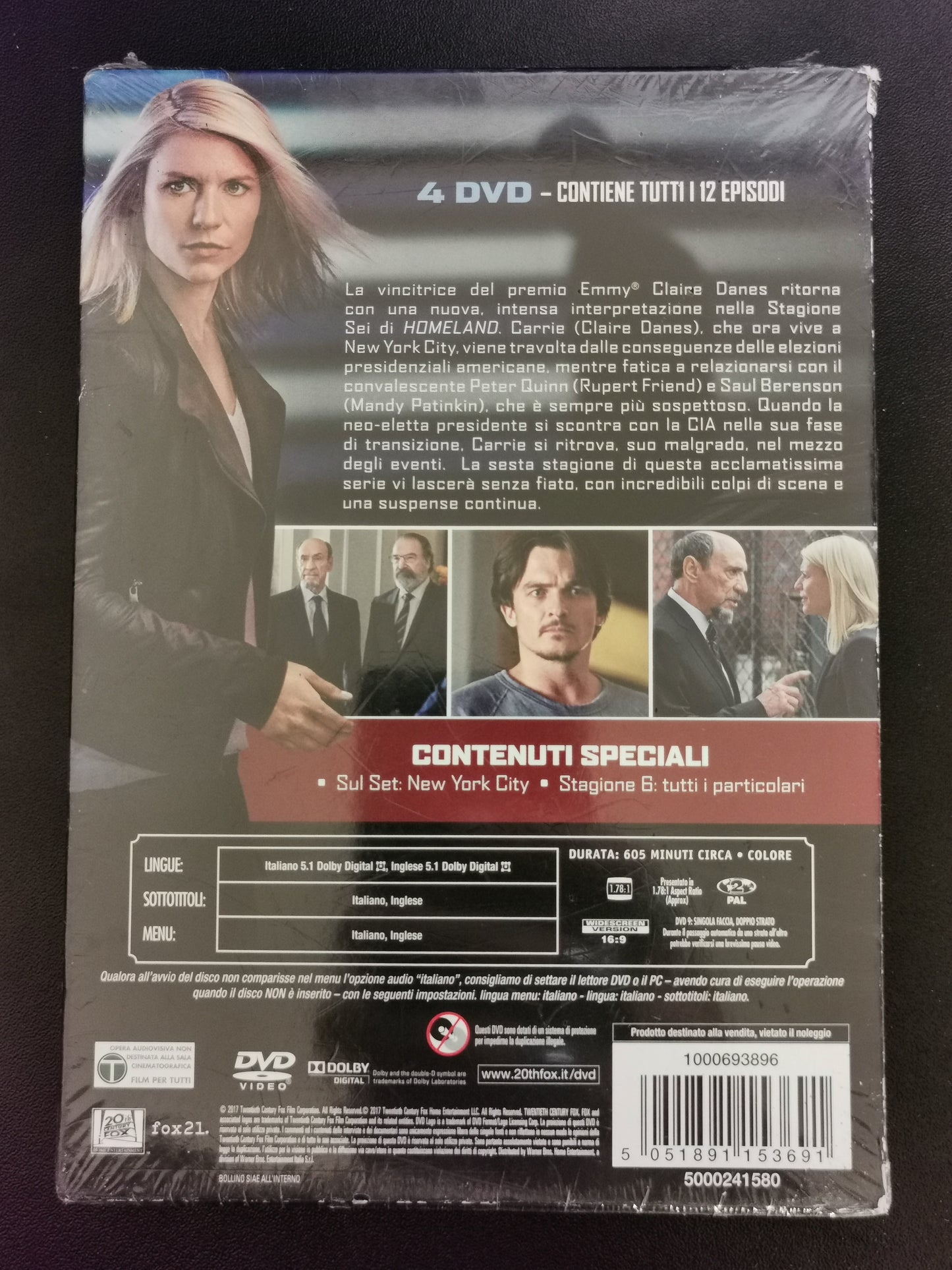 Homeland: La Sesta Stagione Completa (DVD) *Nuovo
