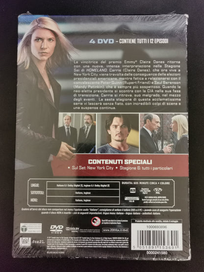 Homeland: La Sesta Stagione Completa (DVD) *Nuovo