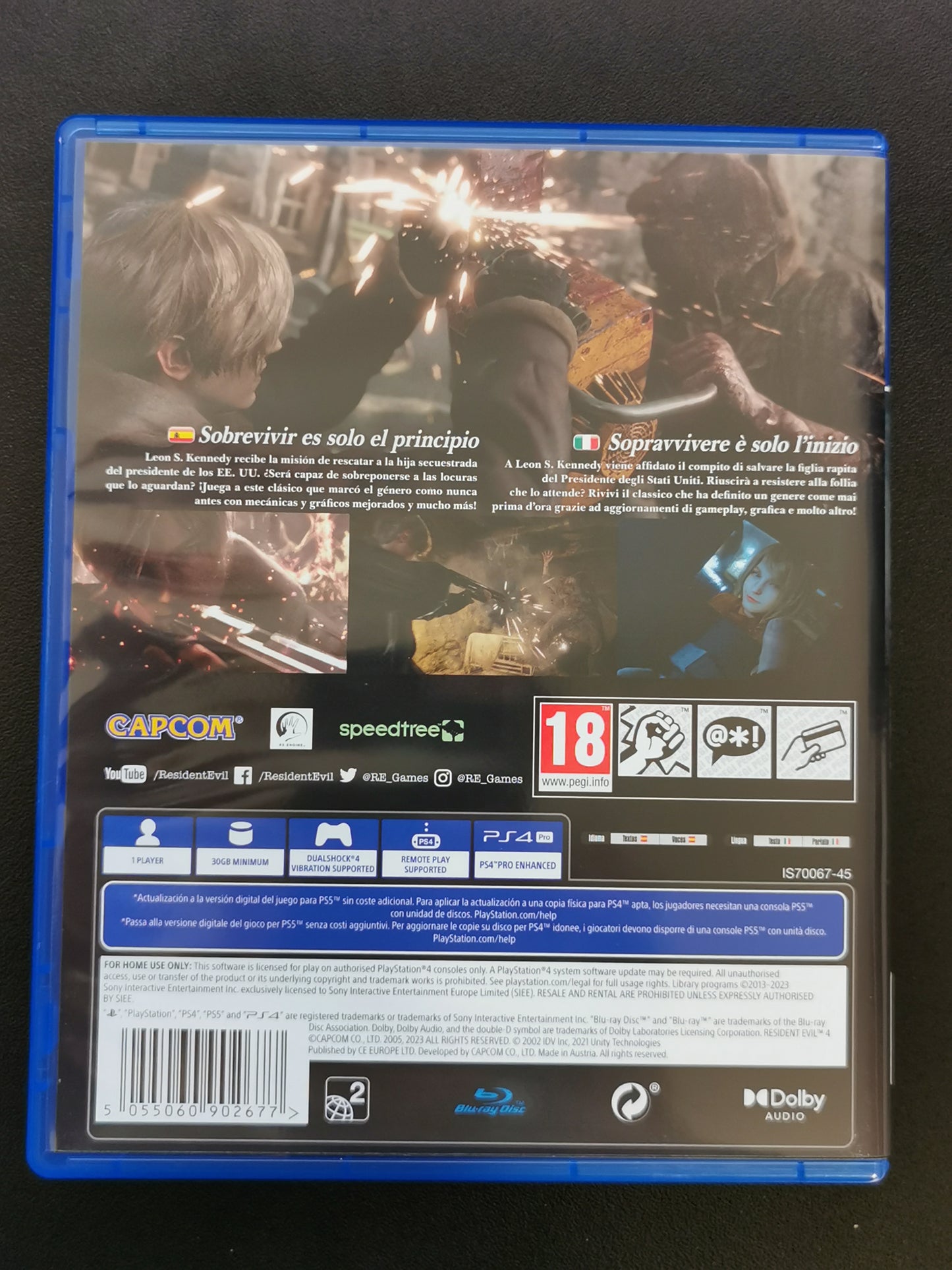 Resident Evil 4 - Remake (PS4)