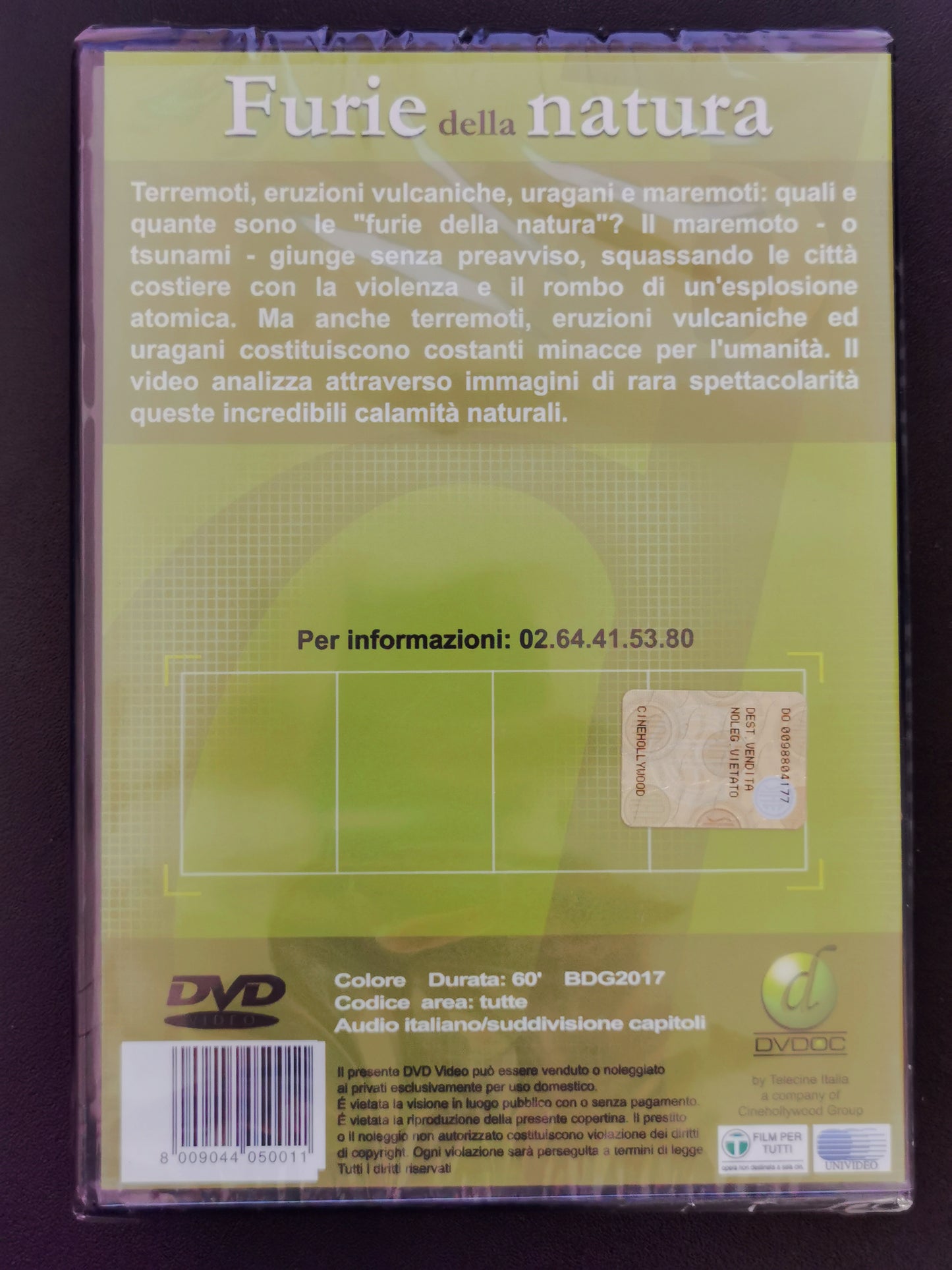 Furie della natura (DVD) *Nuovo