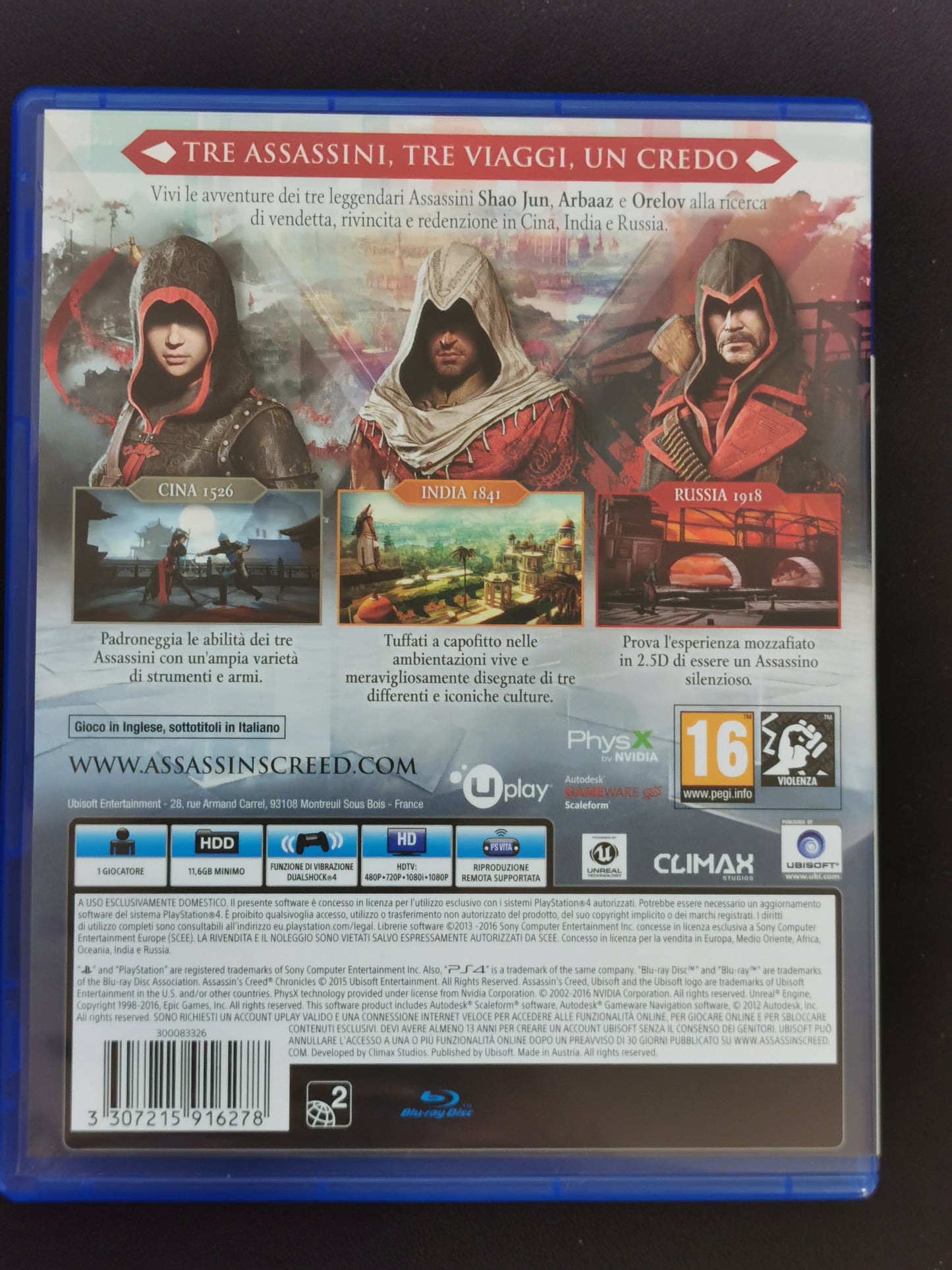 Assassin’s Creed Chronicles (PS4)