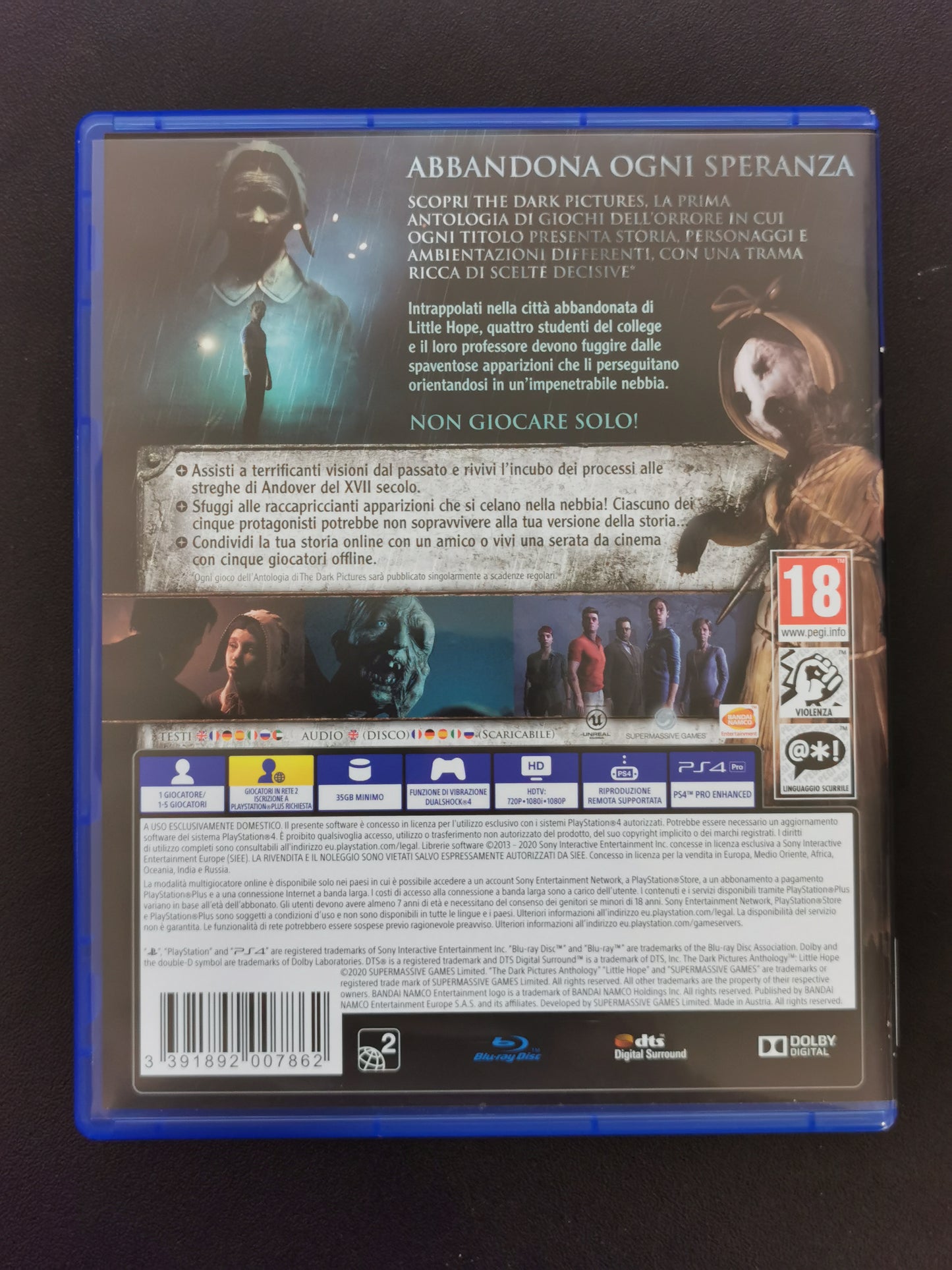 The Dark Pictures Anthology: Little Hope (PS4)