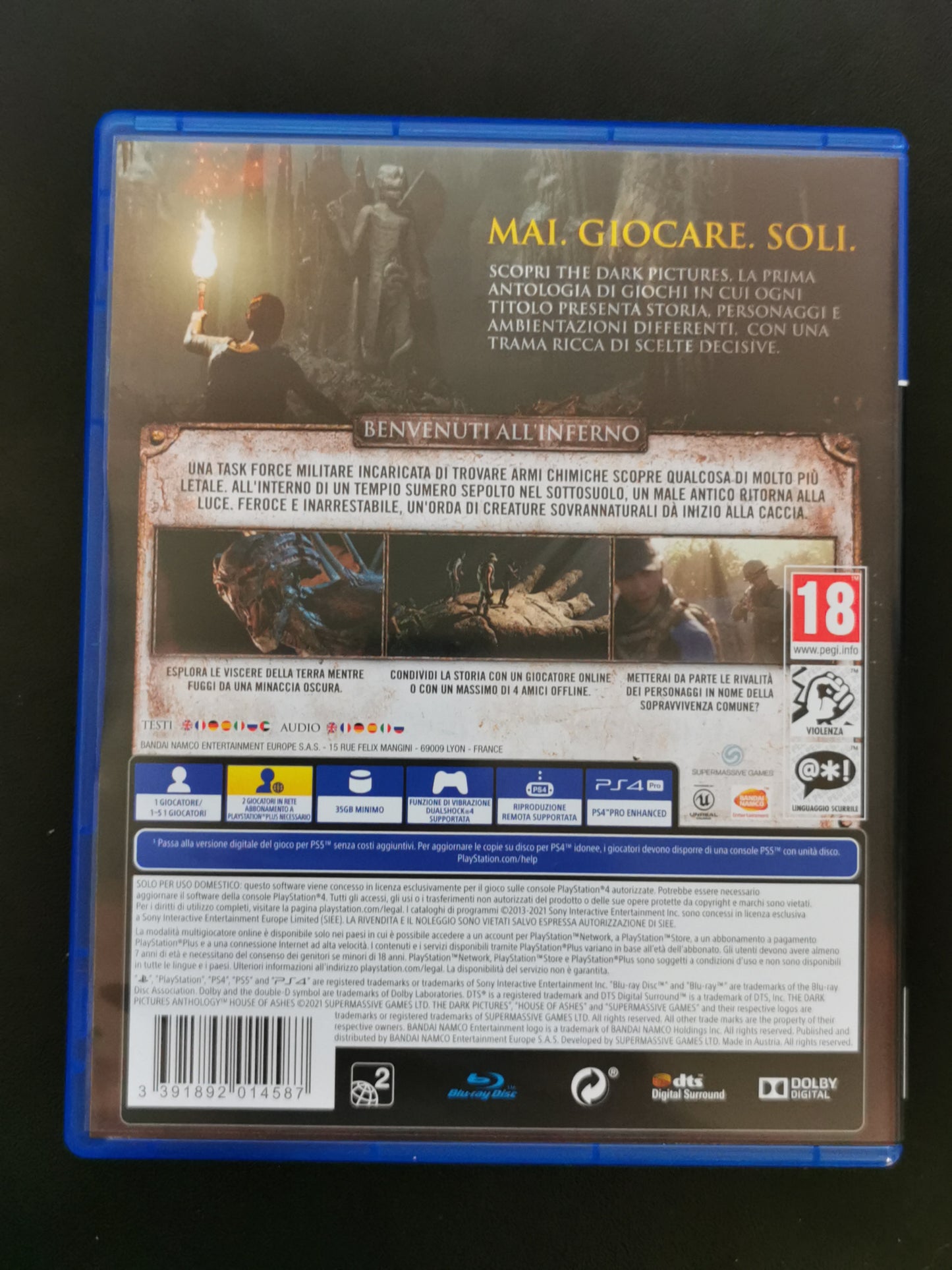 The Dark Pictures Anthology: House of Ashes (PS4)