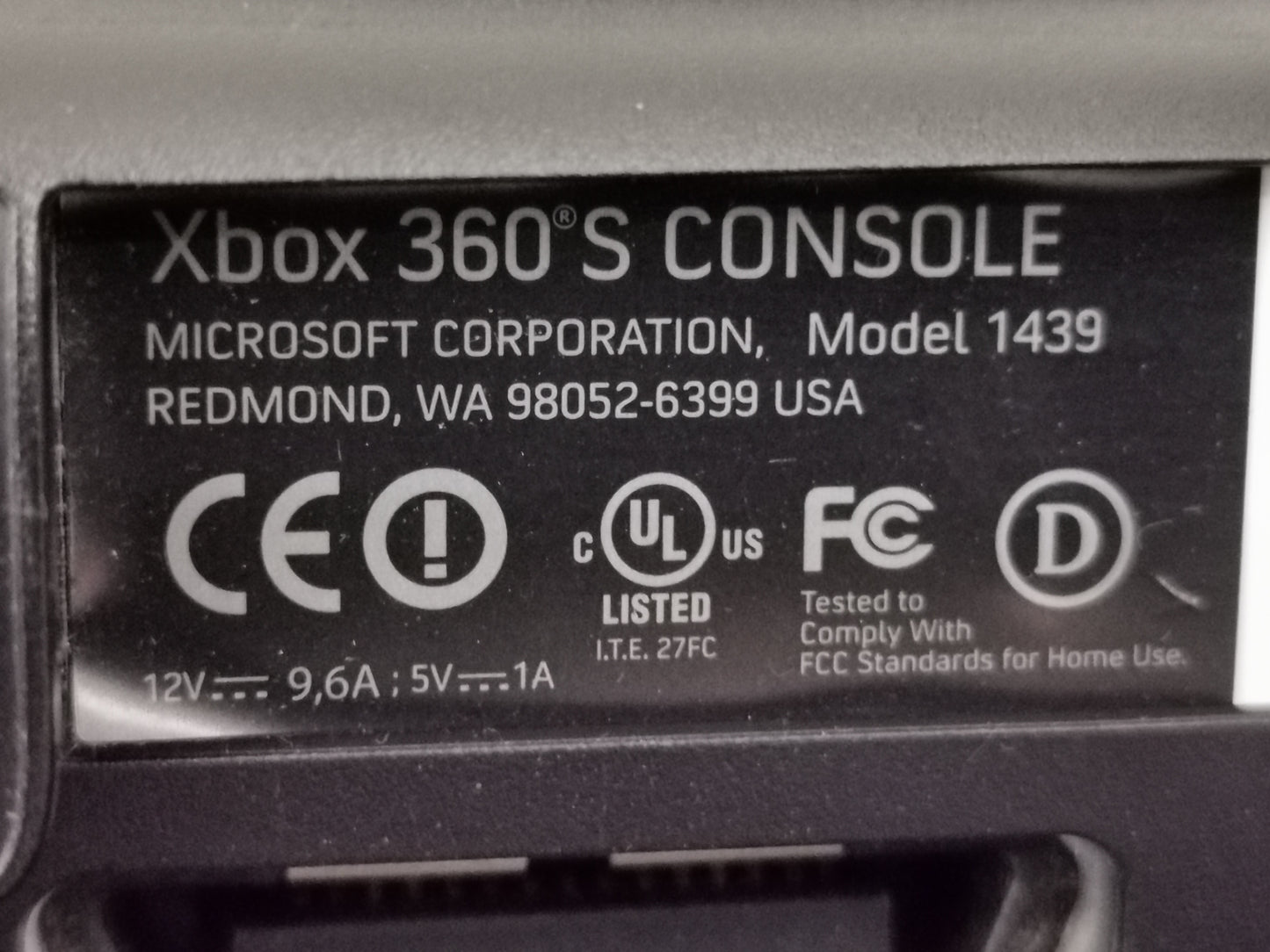 Xbox 360 S Nera 250Gb (Console)