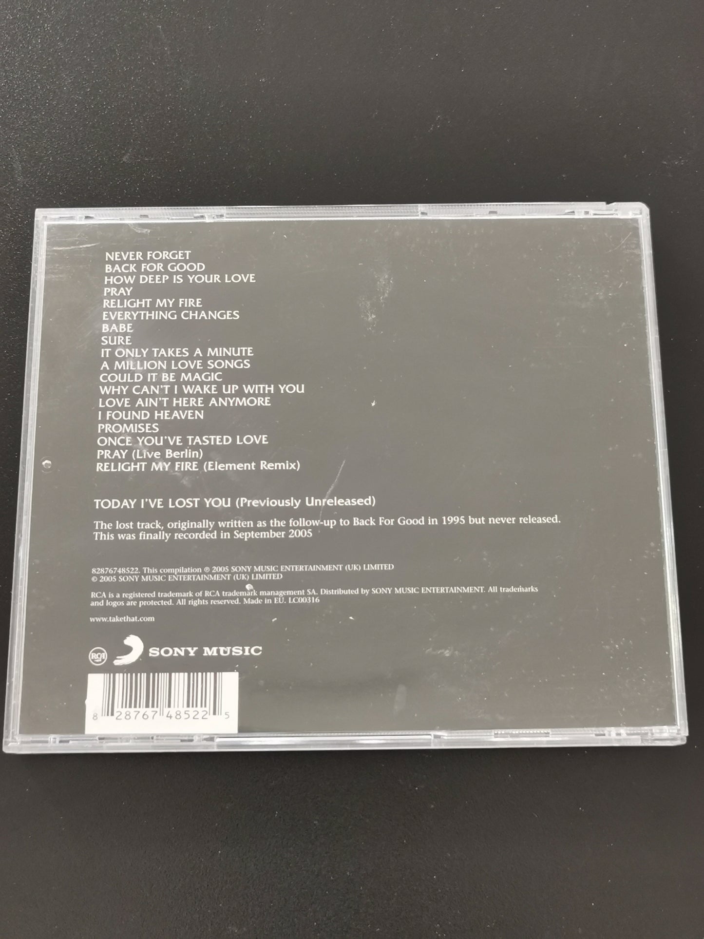 Take That – Never Forget: The Ultimate Collection (CD)