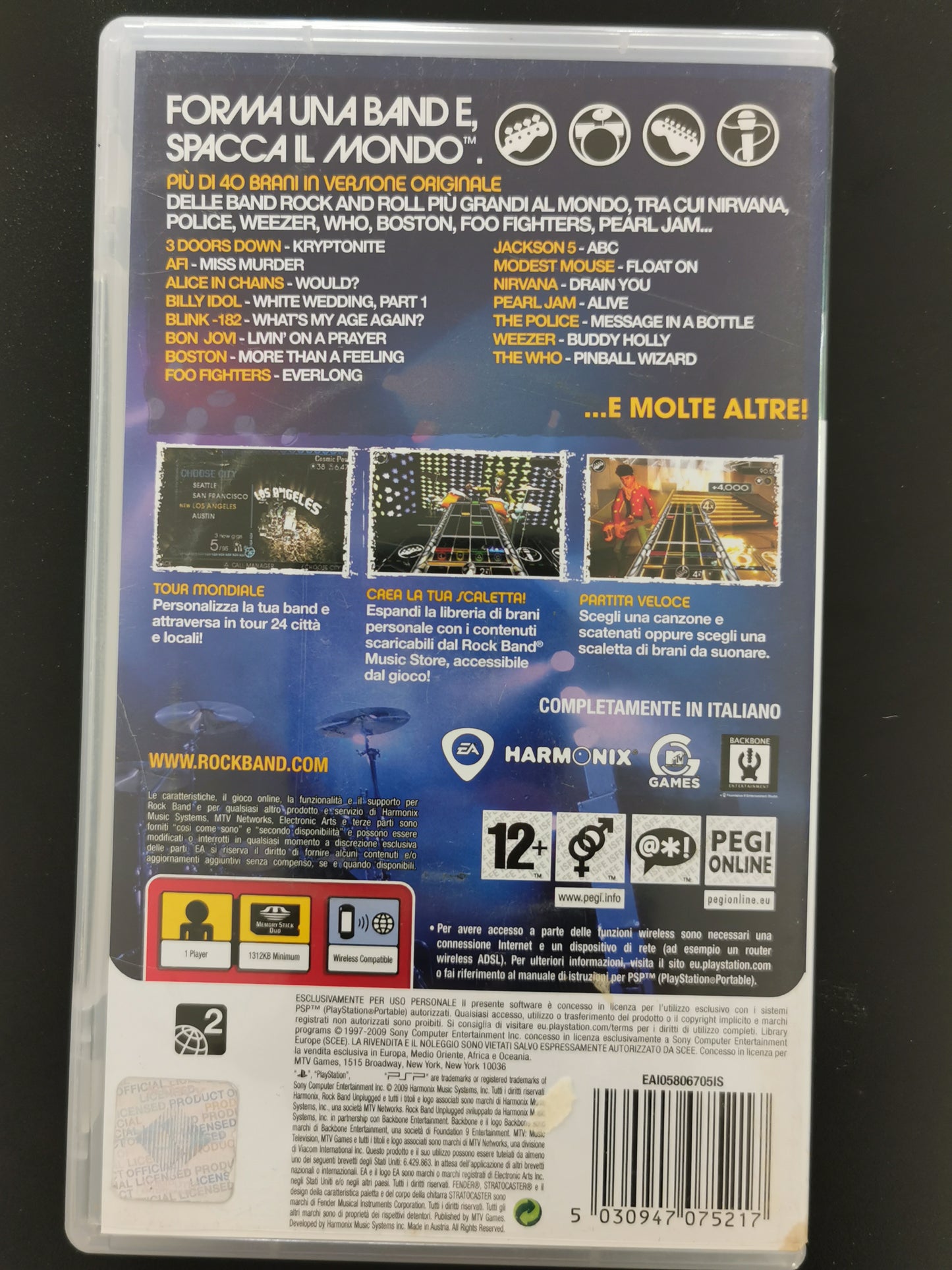 Rock Band Unplugged (PSP)