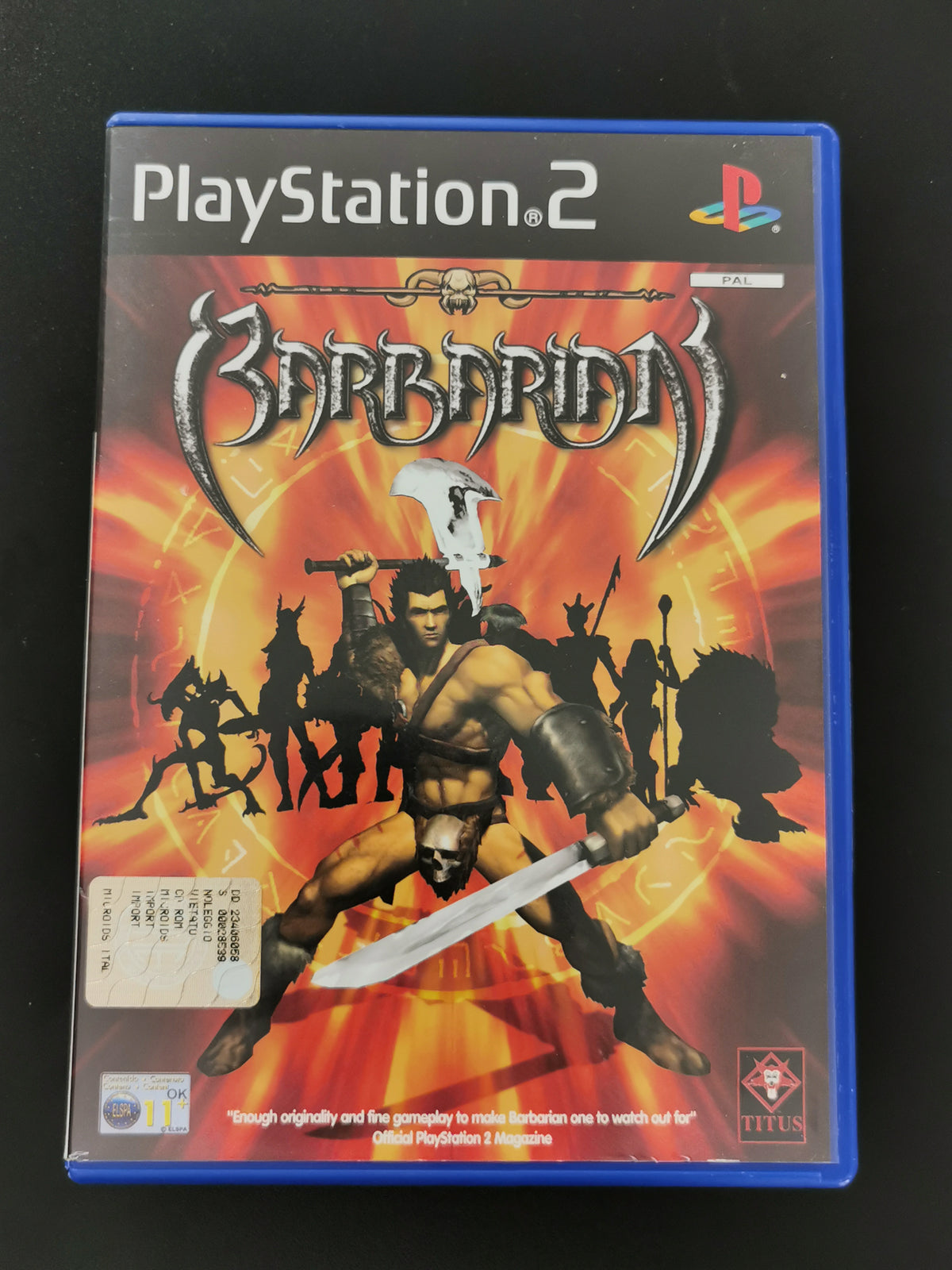 Barbarian (PS2) - Senza manuale