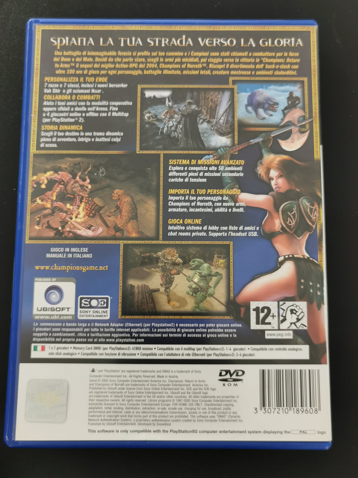 Champions: Return to Arms (PS2)