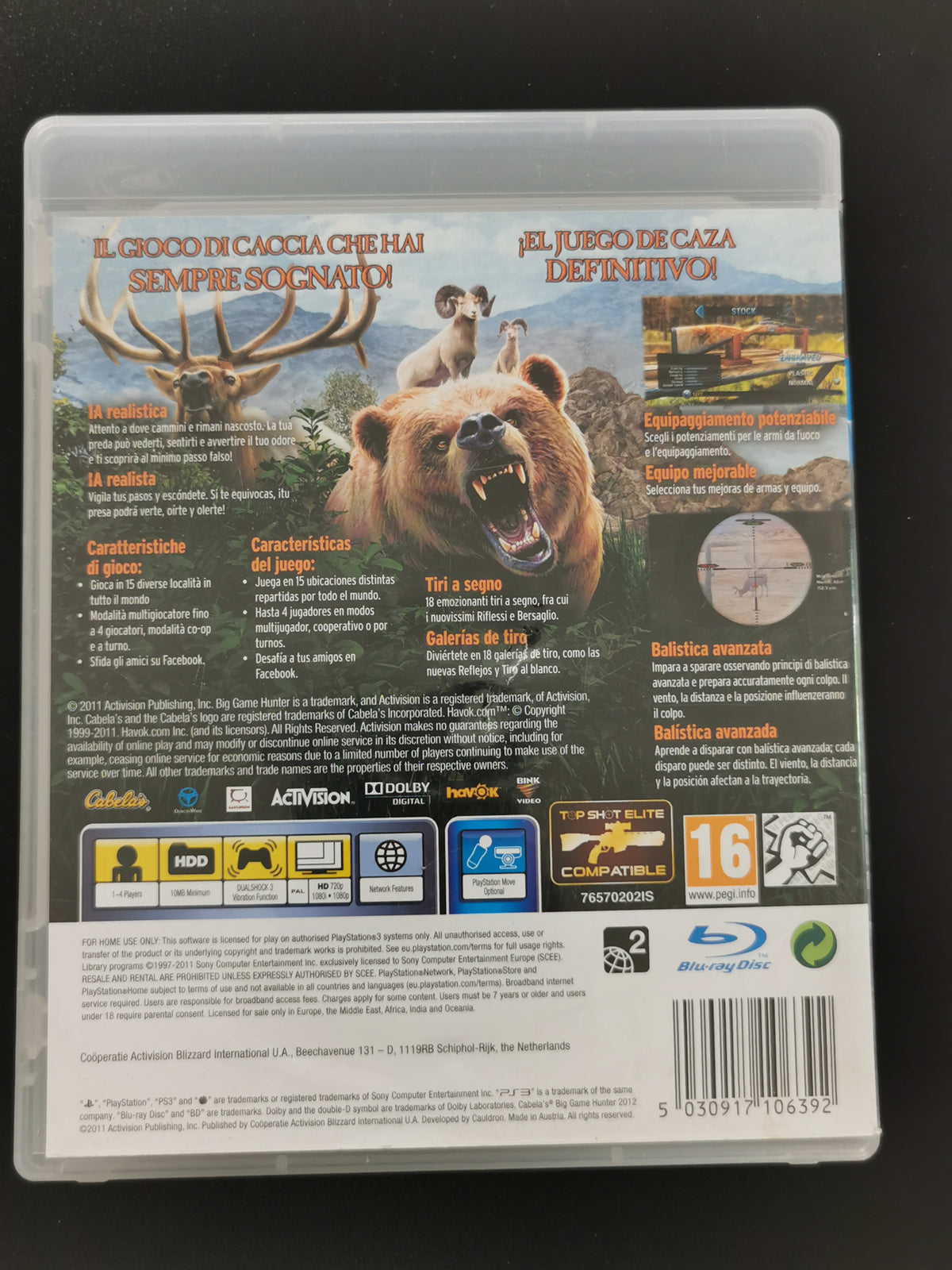 Cabela’s Big Game Hunter 2012 (PS3)