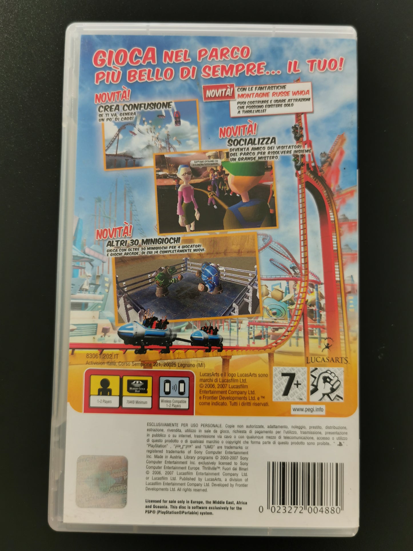 Thrillville: Fuori dai Binari (PSP)