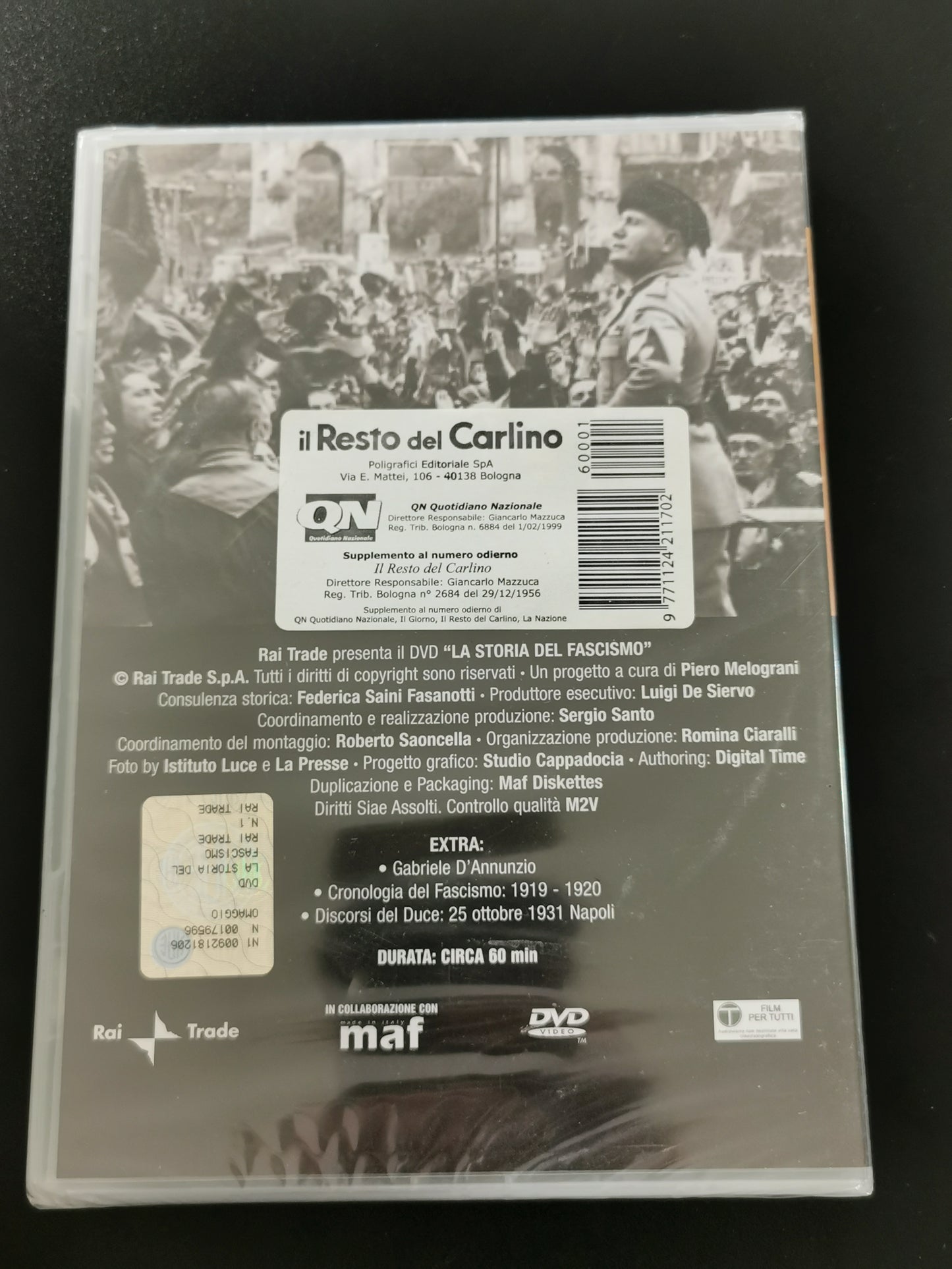 La Storia del Fascismo 1: Le Origini (1919-1922) (DVD) *Nuovo