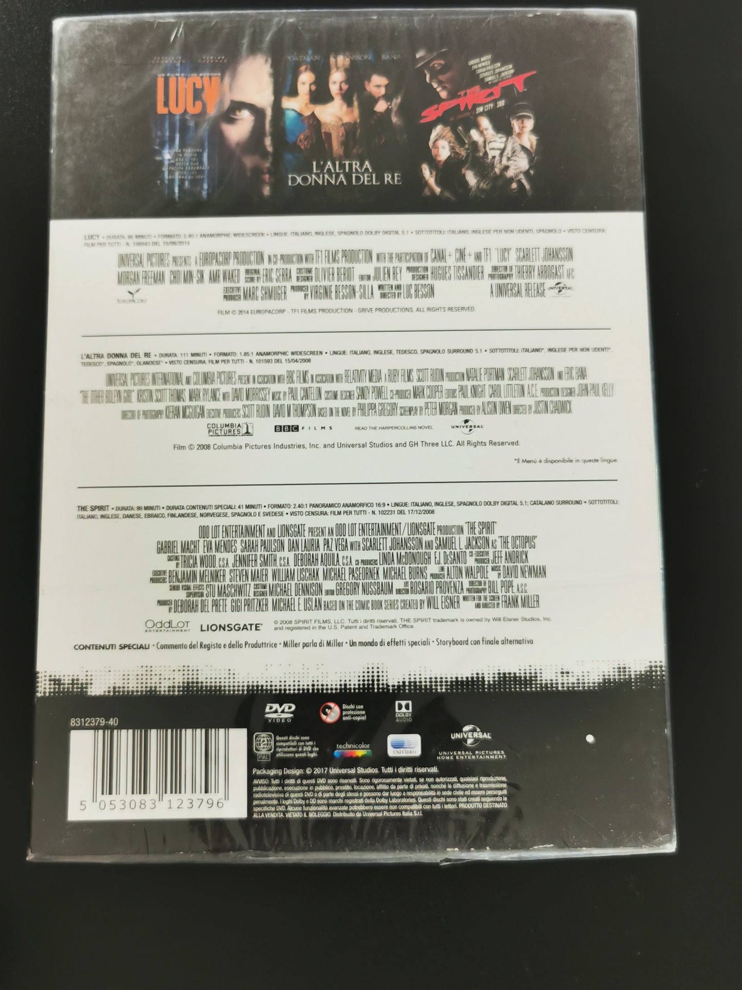 Hollywood Diva Collection: Lucy / L’altra donna del re / The Spirit (DVD) *Nuovo