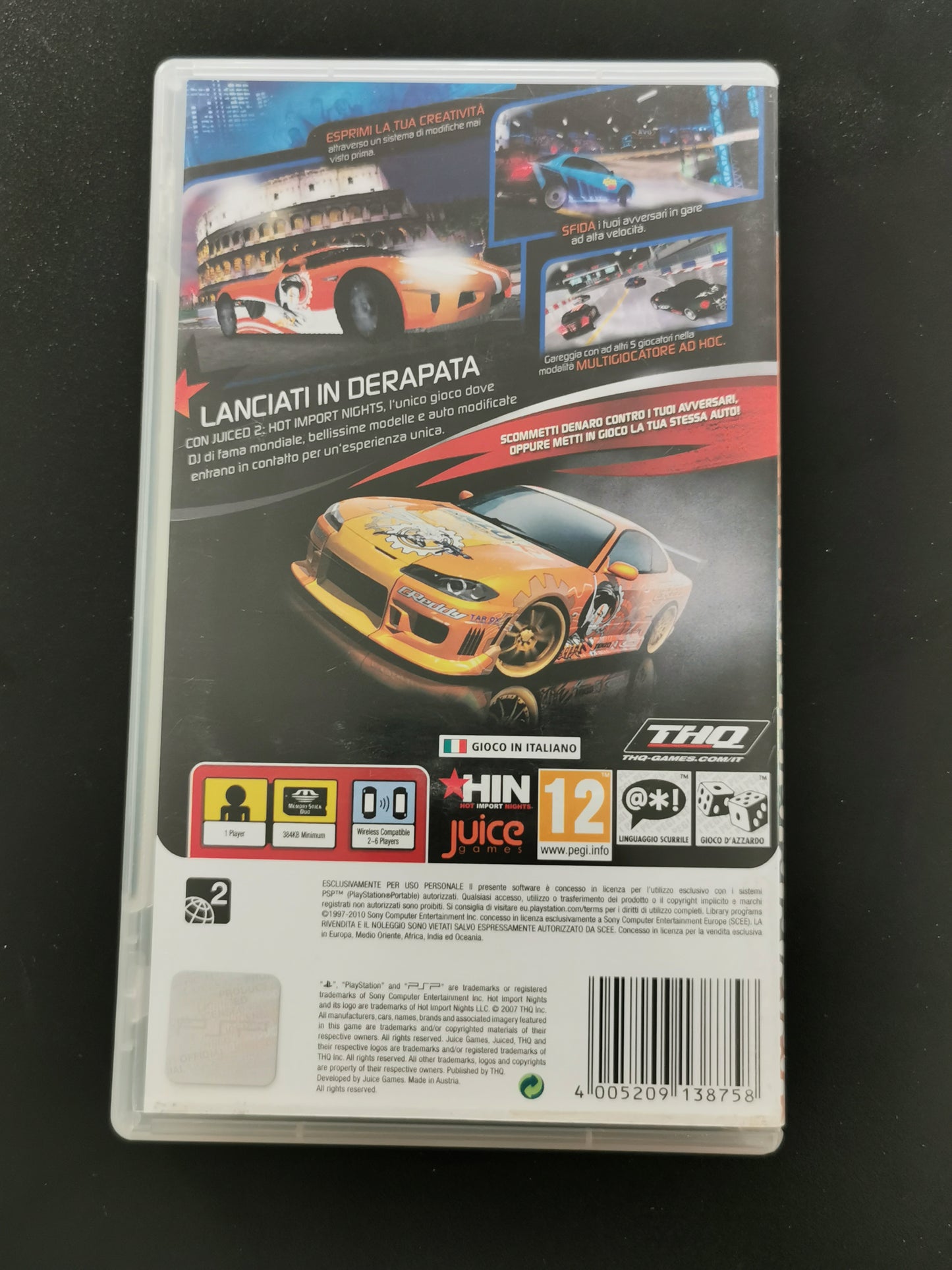 Juiced 2: Hot Import Nights (PSP) - Essentials