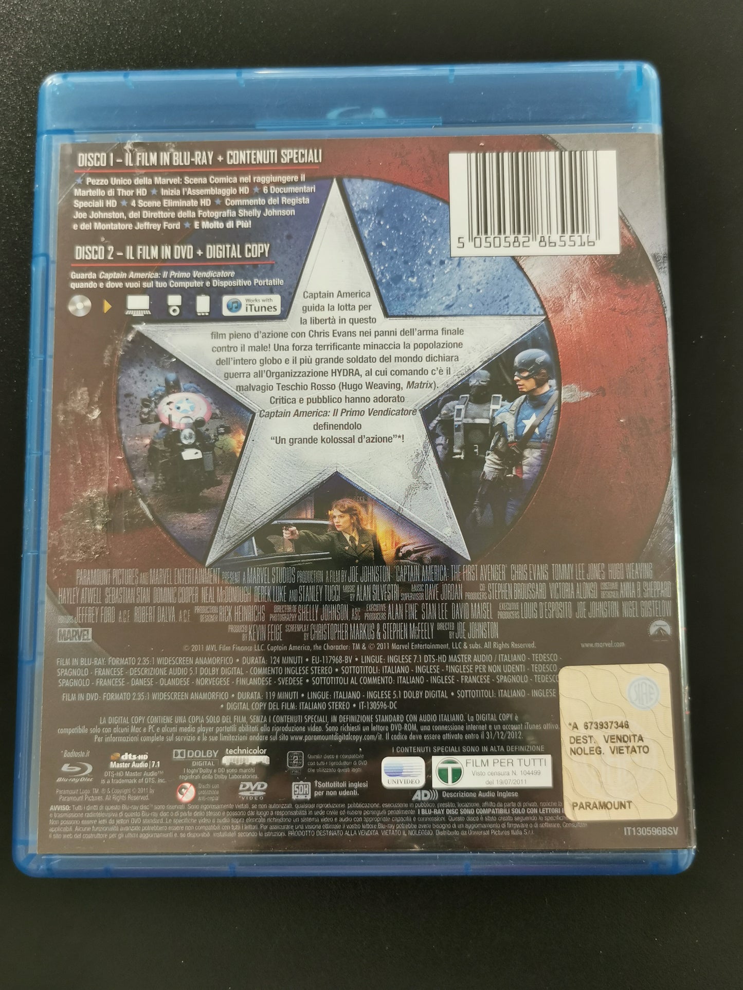 Captain America: Il Primo Vendicatore (Blu-ray)