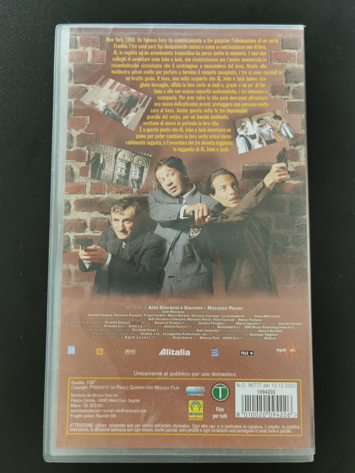 La leggenda di Al, John e Jack (VHS)
