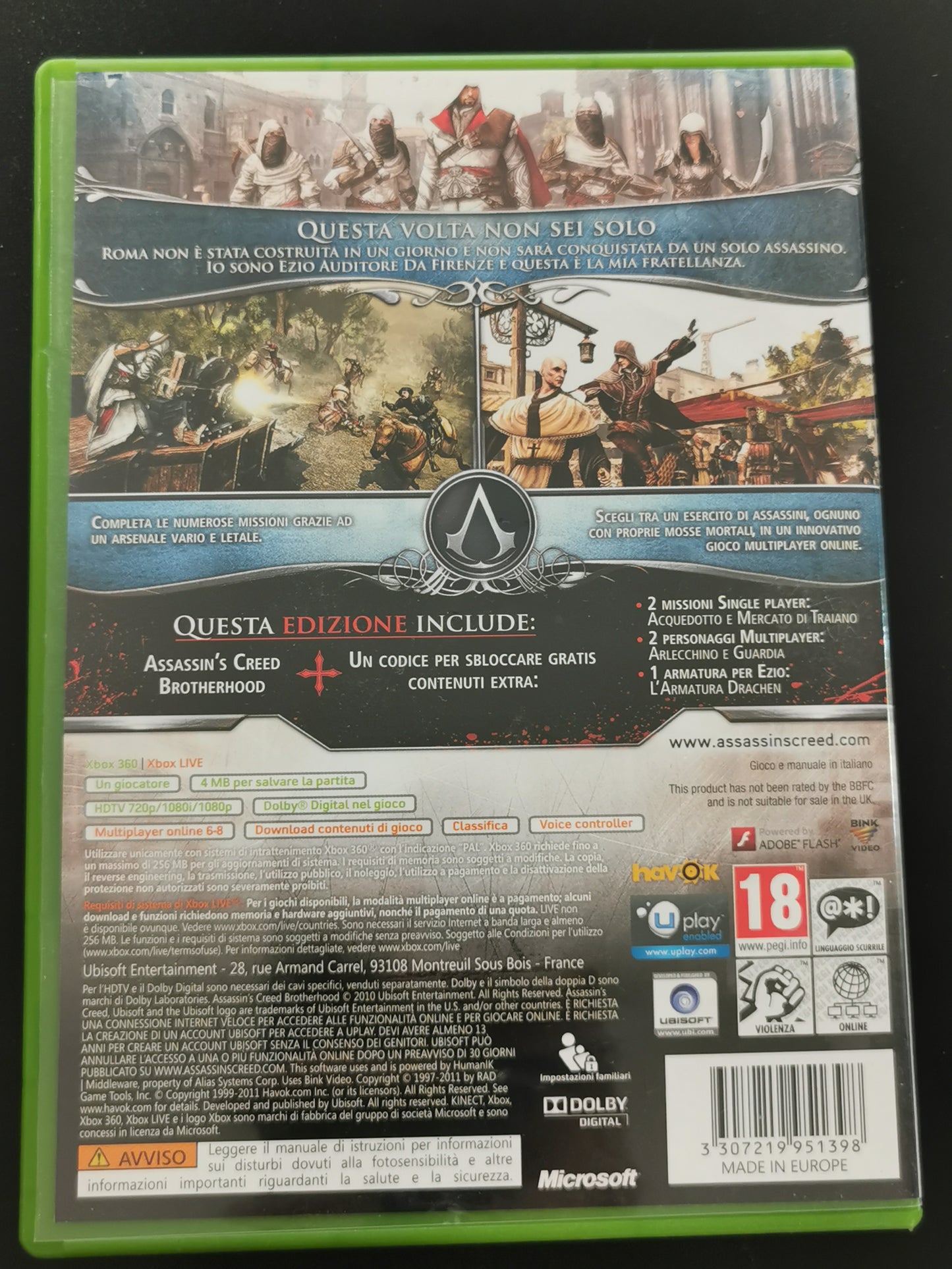 Assassin’s Creed: Brotherhood (Xbox 360) - Classics