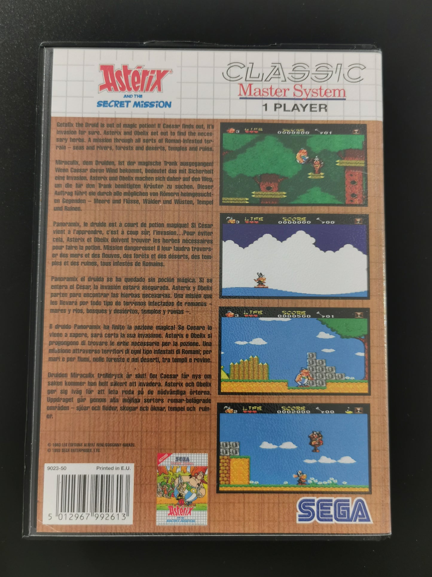 Astérix and the Secret Mission (Master System)