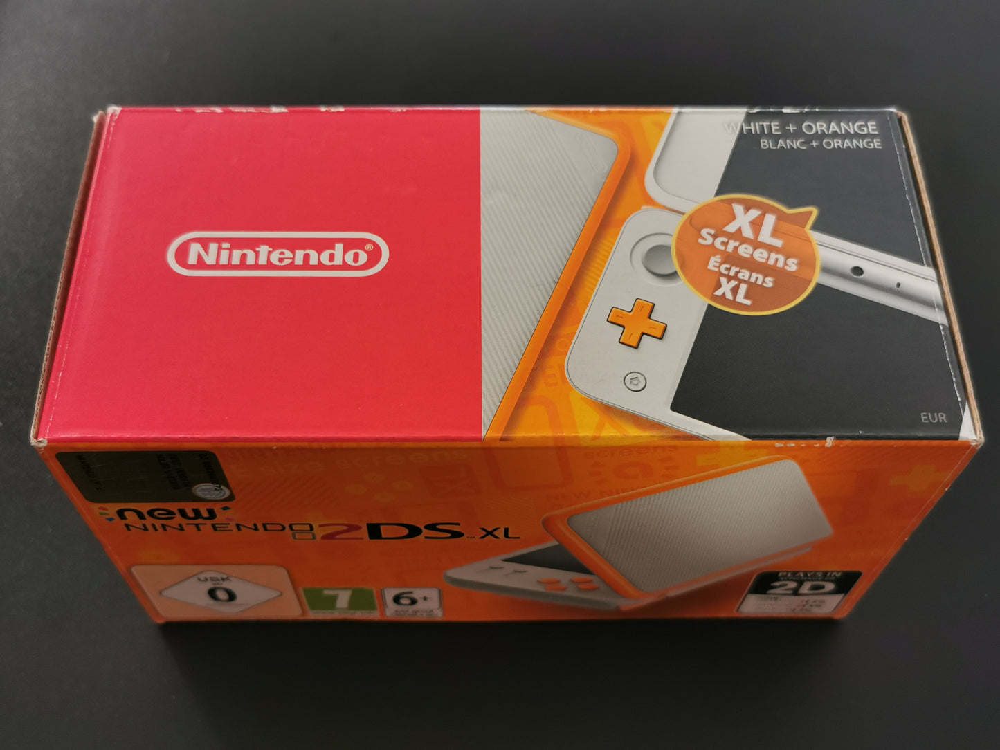 New Nintendo 2DS XL Bianco e Arancione (Console)