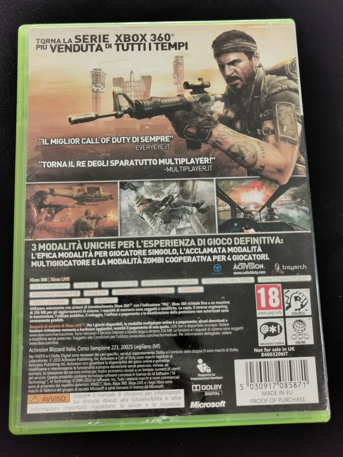 Call of Duty: Black Ops (Xbox 360) - Senza manuale