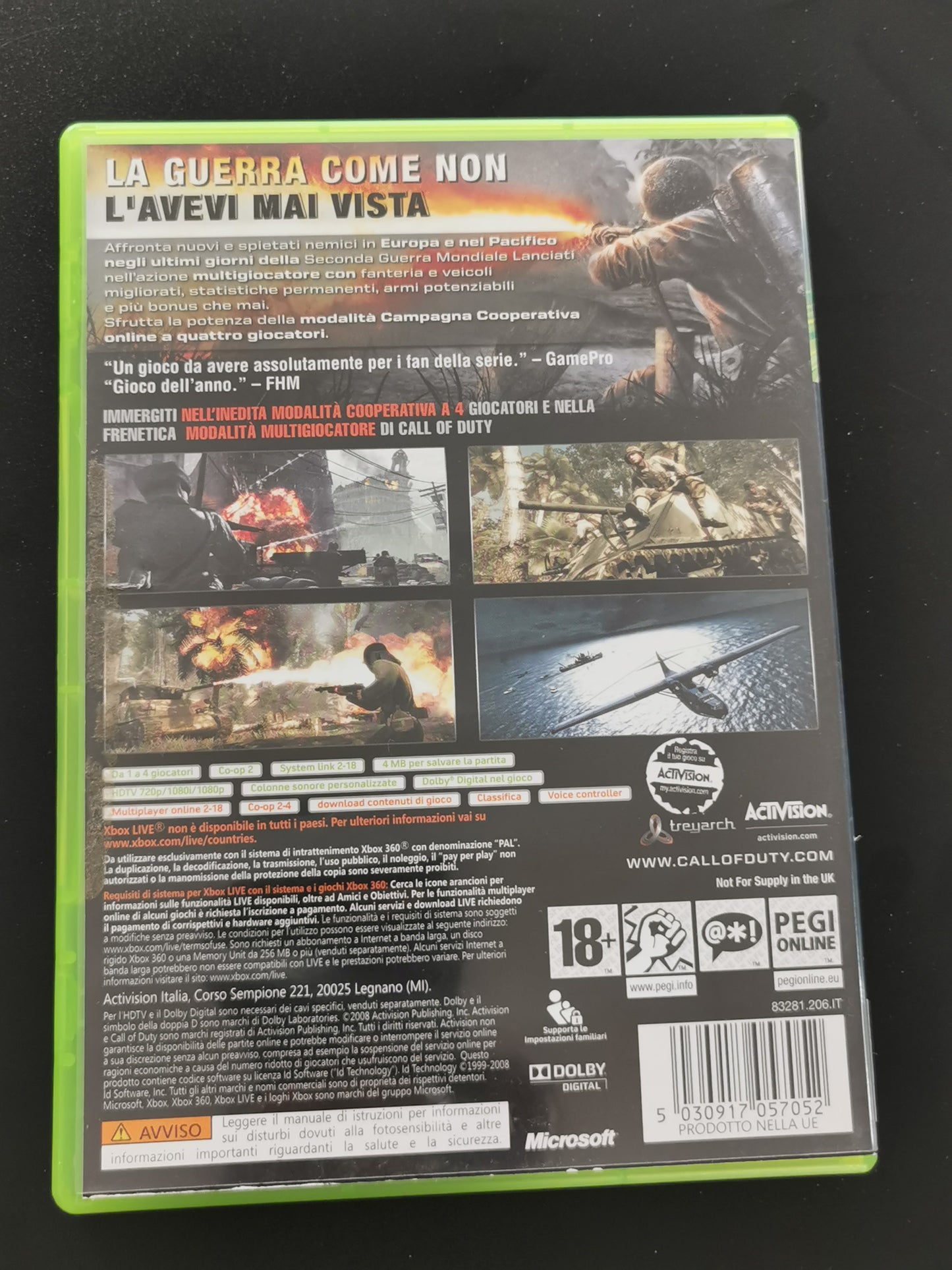 Call of Duty: World at War (Xbox 360)