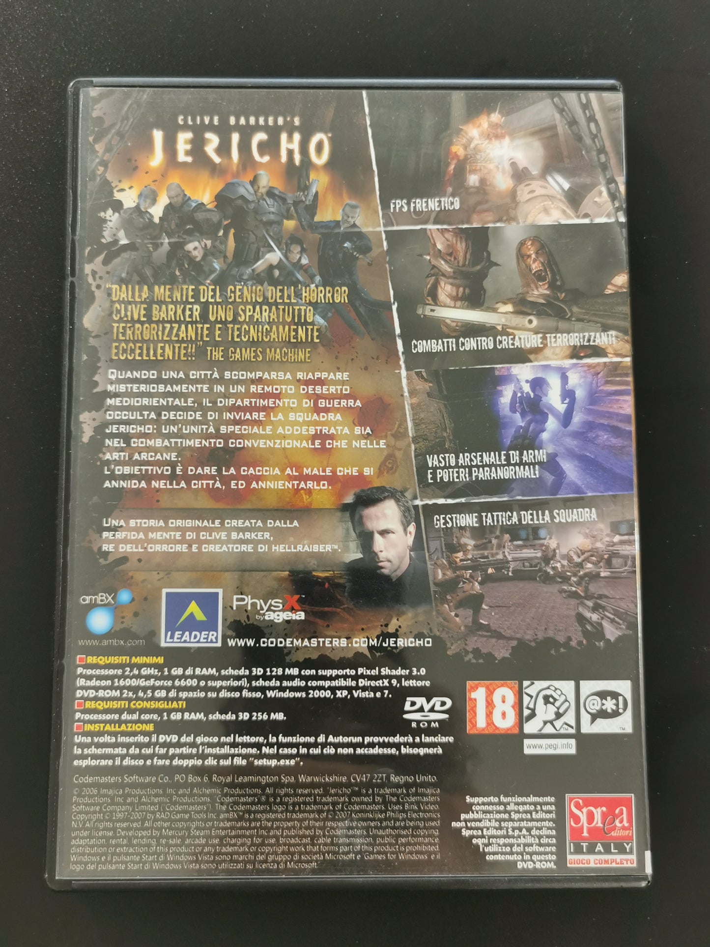 Clive Barker’s Jericho (PC) - Senza manuale