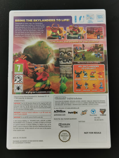 Skylanders Giants (Wii) *Solo Software