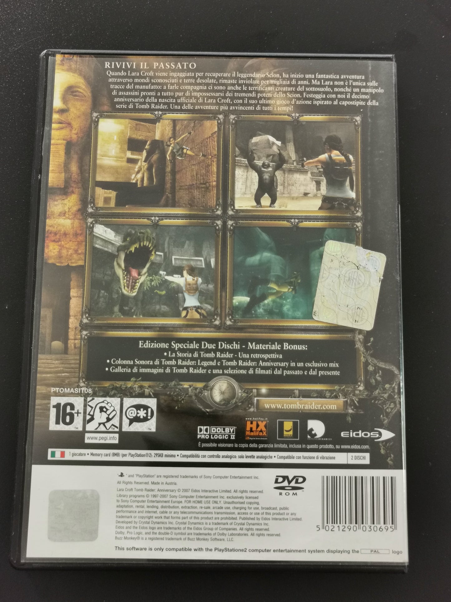 Lara Croft Tomb Raider: Anniversary (PS2) - Edizione Speciale - Senza manuale
