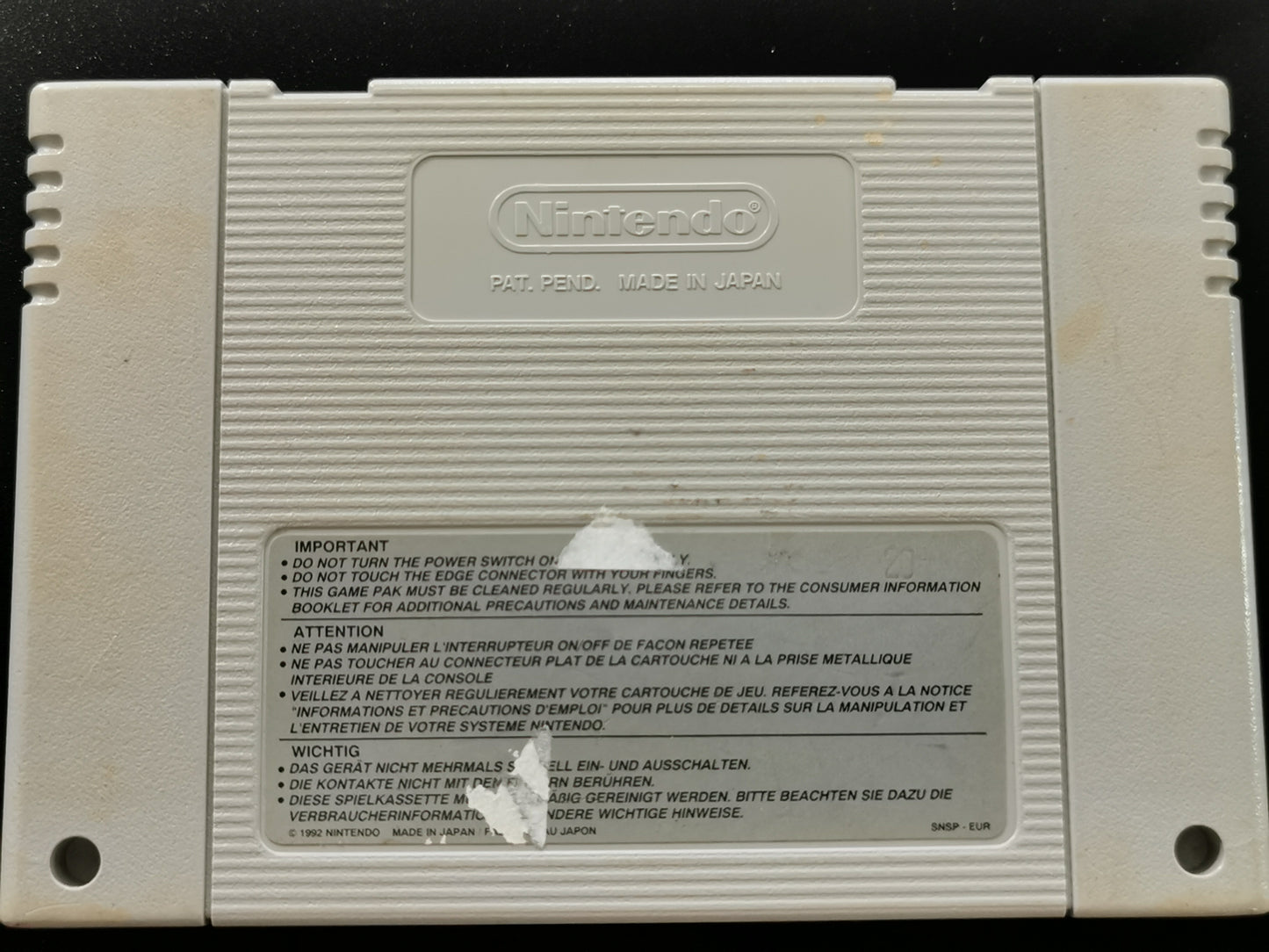 F1 Pole Position 2 (SNES) - Loose