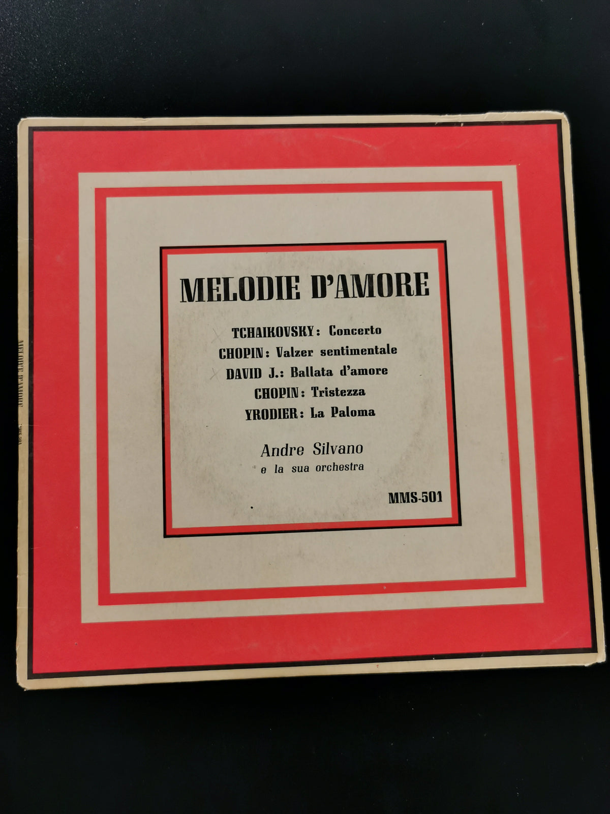 Andre Silvano e la sua orchestra – Melodie d’Amore (7")