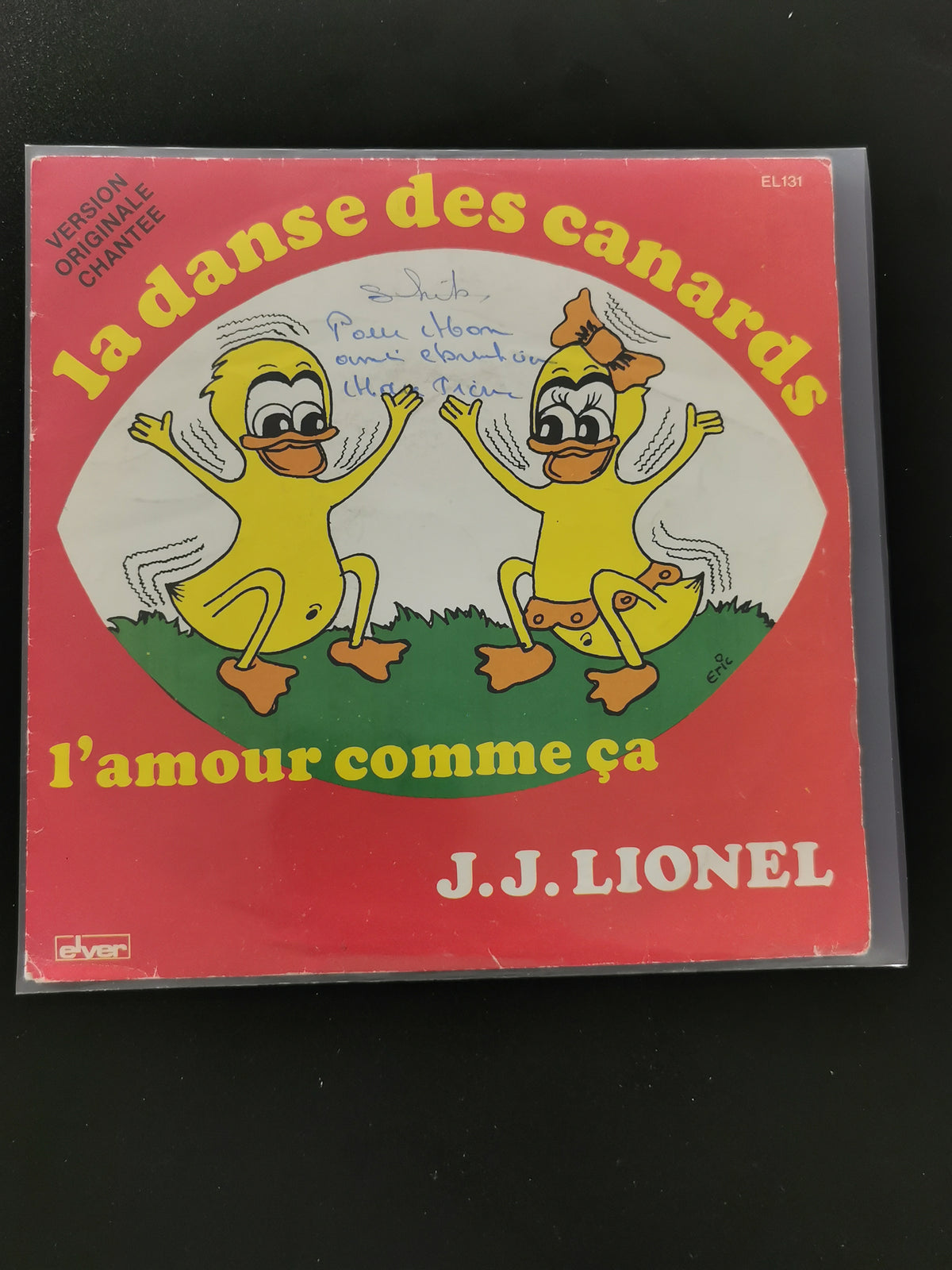 J.J. Lionel – La Danse des Canards / L’Amour comme ça (45 giri)