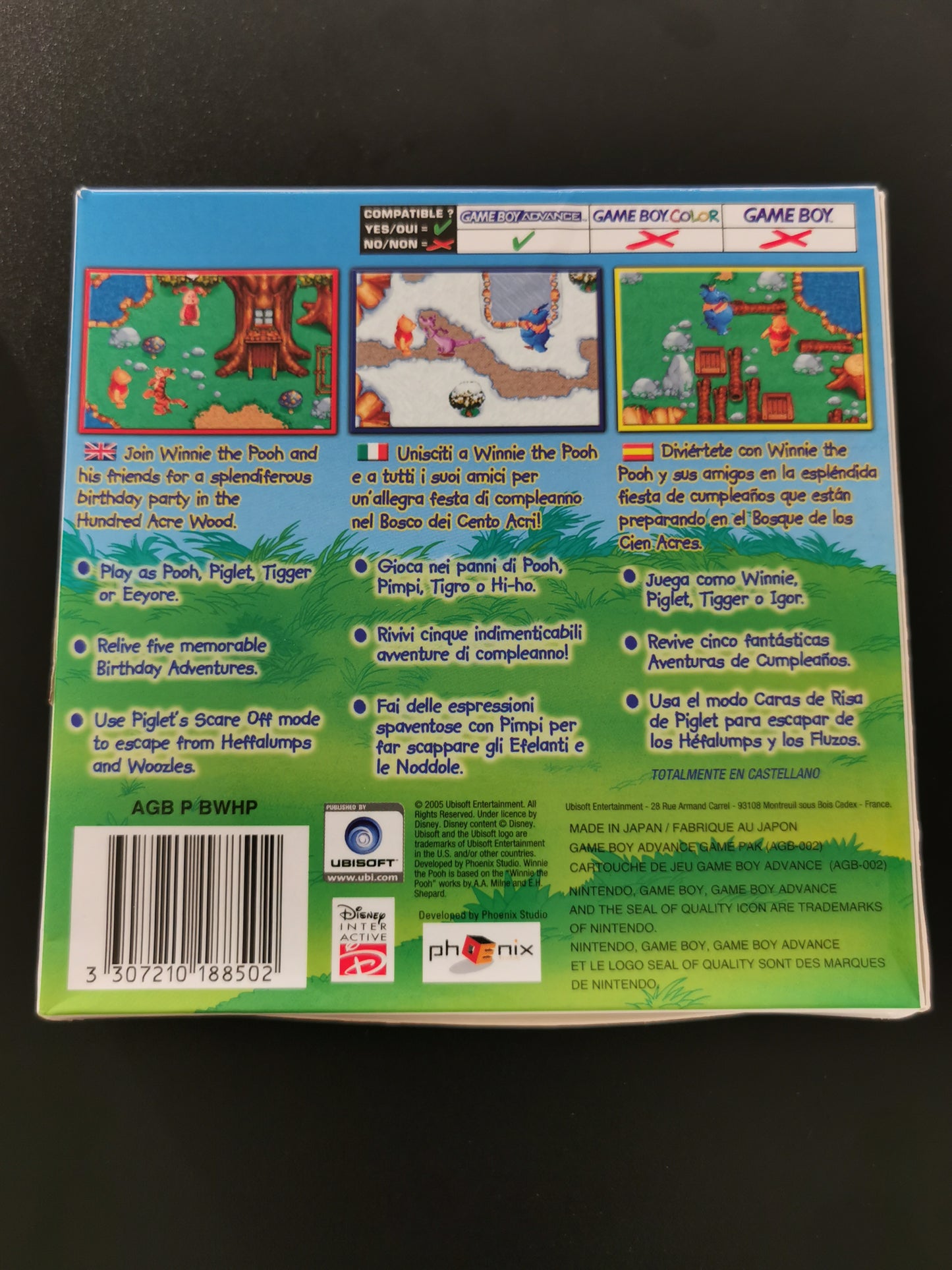 Disney’s Winnie the Pooh’s Rumbly Tumbly Adventure (GBA)