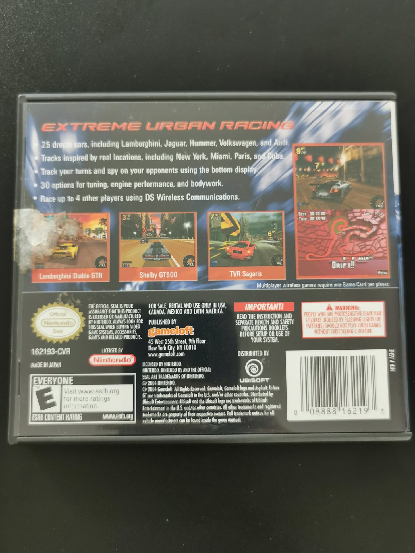 Asphalt: Urban GT (Nintendo DS)