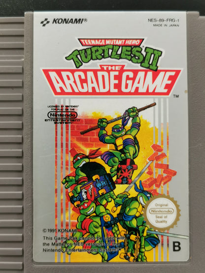 Teenage Mutant Hero Turtles II: The Arcade Game (NES) - Loose