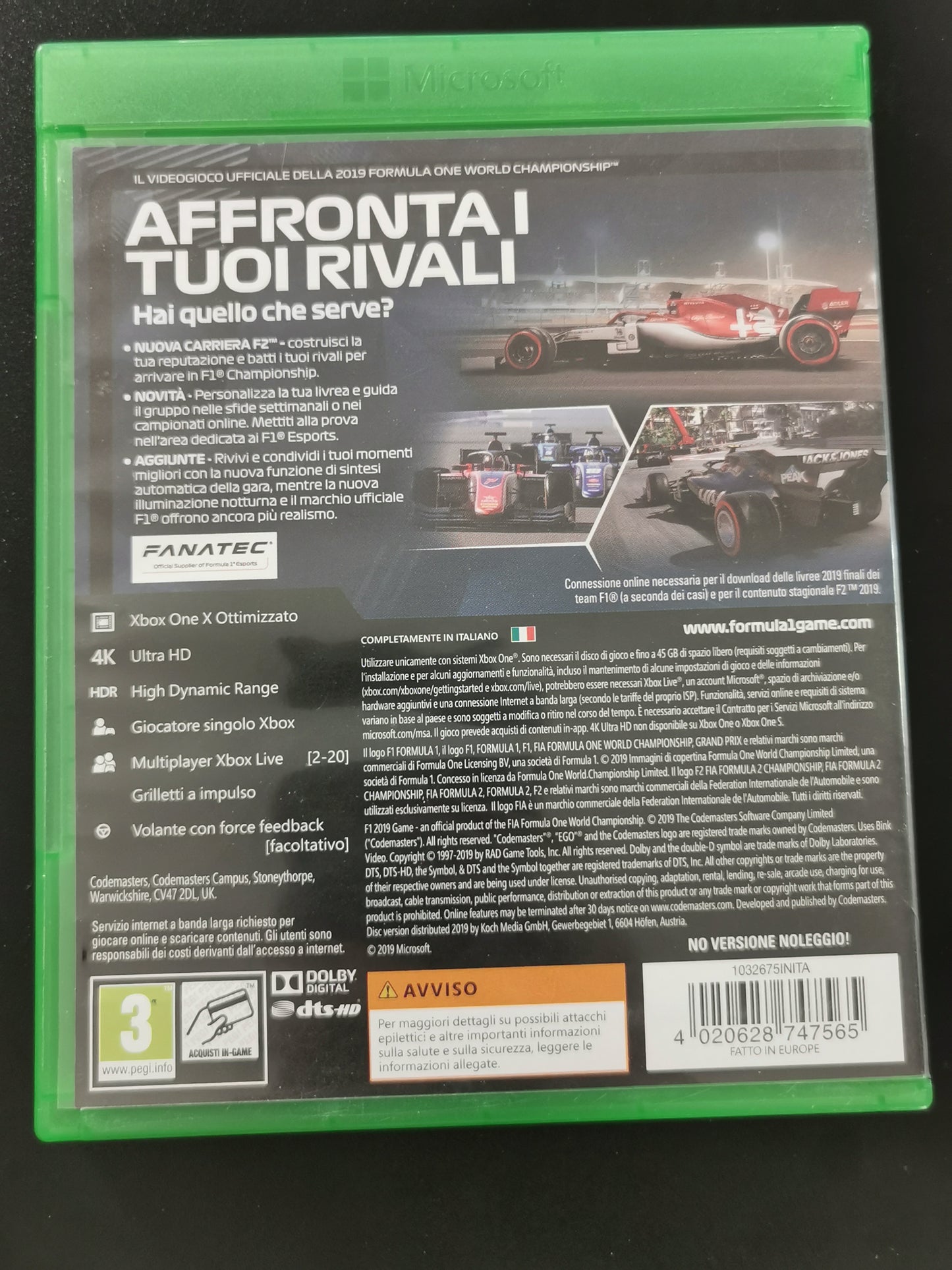 F1 2019 (Xbox One)