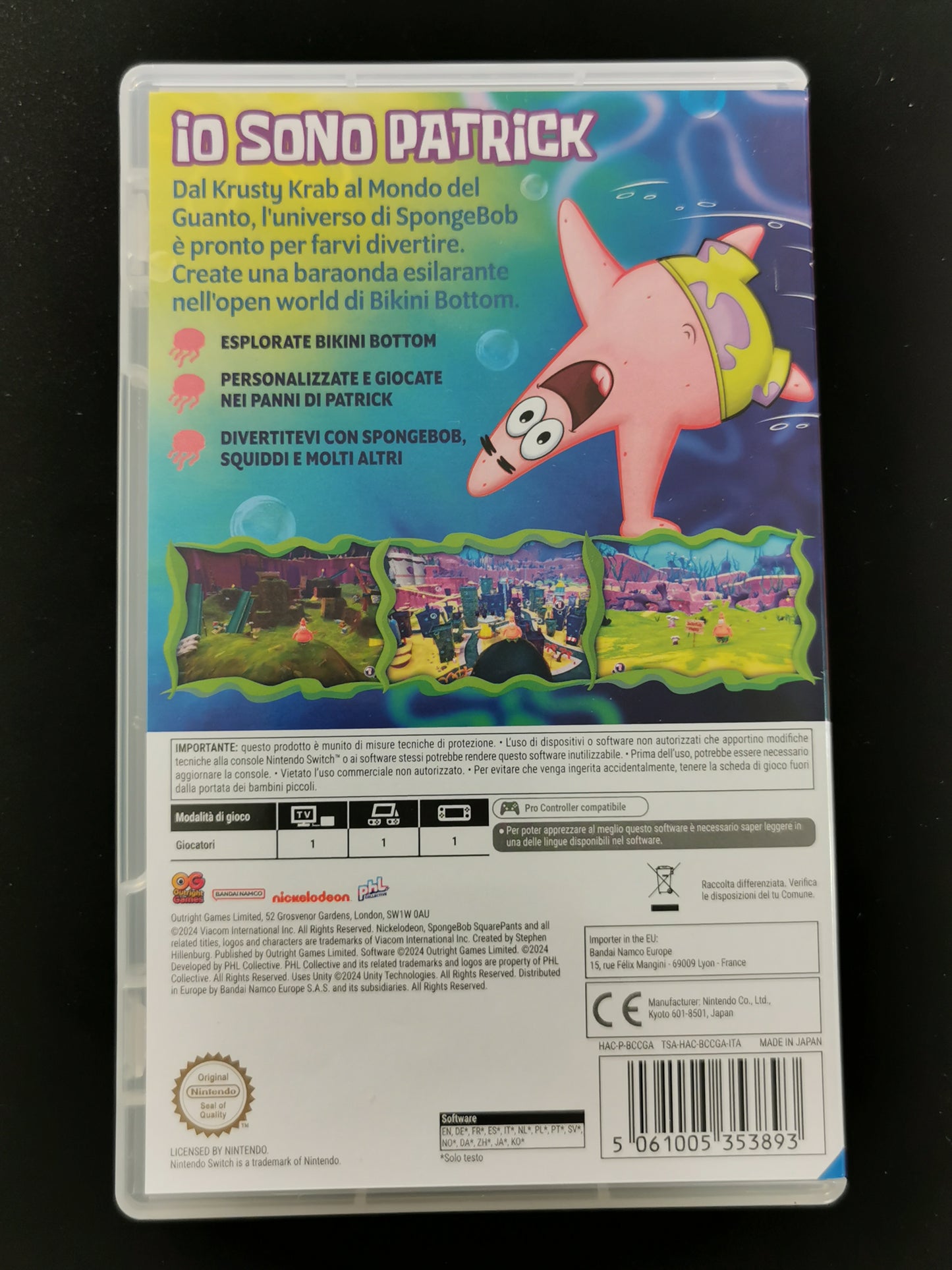 SpongeBob SquarePants: The Patrick Star Game (Switch)