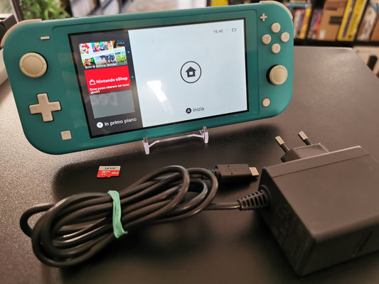 Nintendo Switch Lite Turchese + MicroSD 64 GB