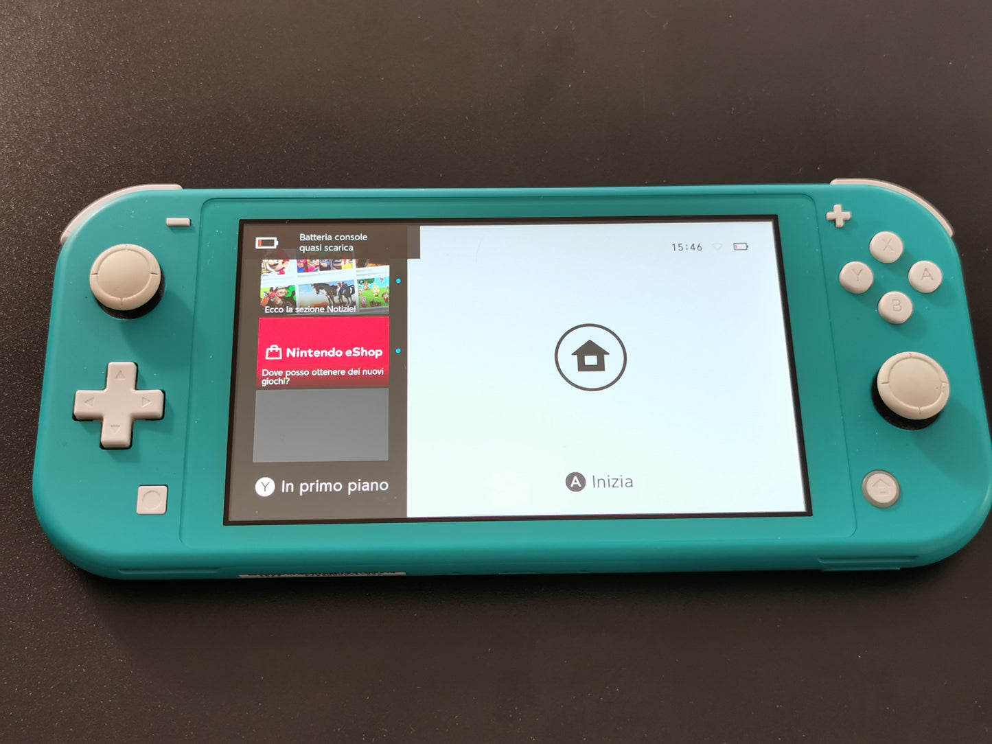 Nintendo Switch Lite Turchese + MicroSD 64 GB