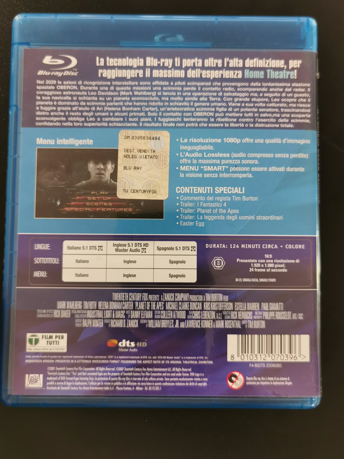 Il pianeta delle scimmie (Blu-ray)