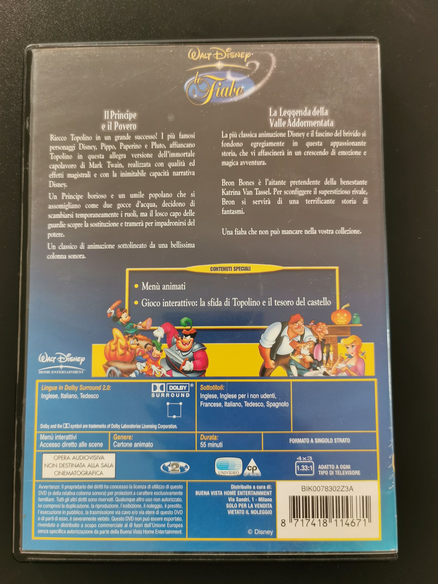 Il principe e il povero & La leggenda della Valle Addormentata (DVD)