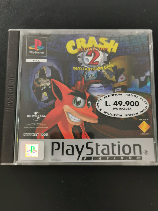 Crash Bandicoot 2: Cortex Strikes Back (PS1) - Platinum