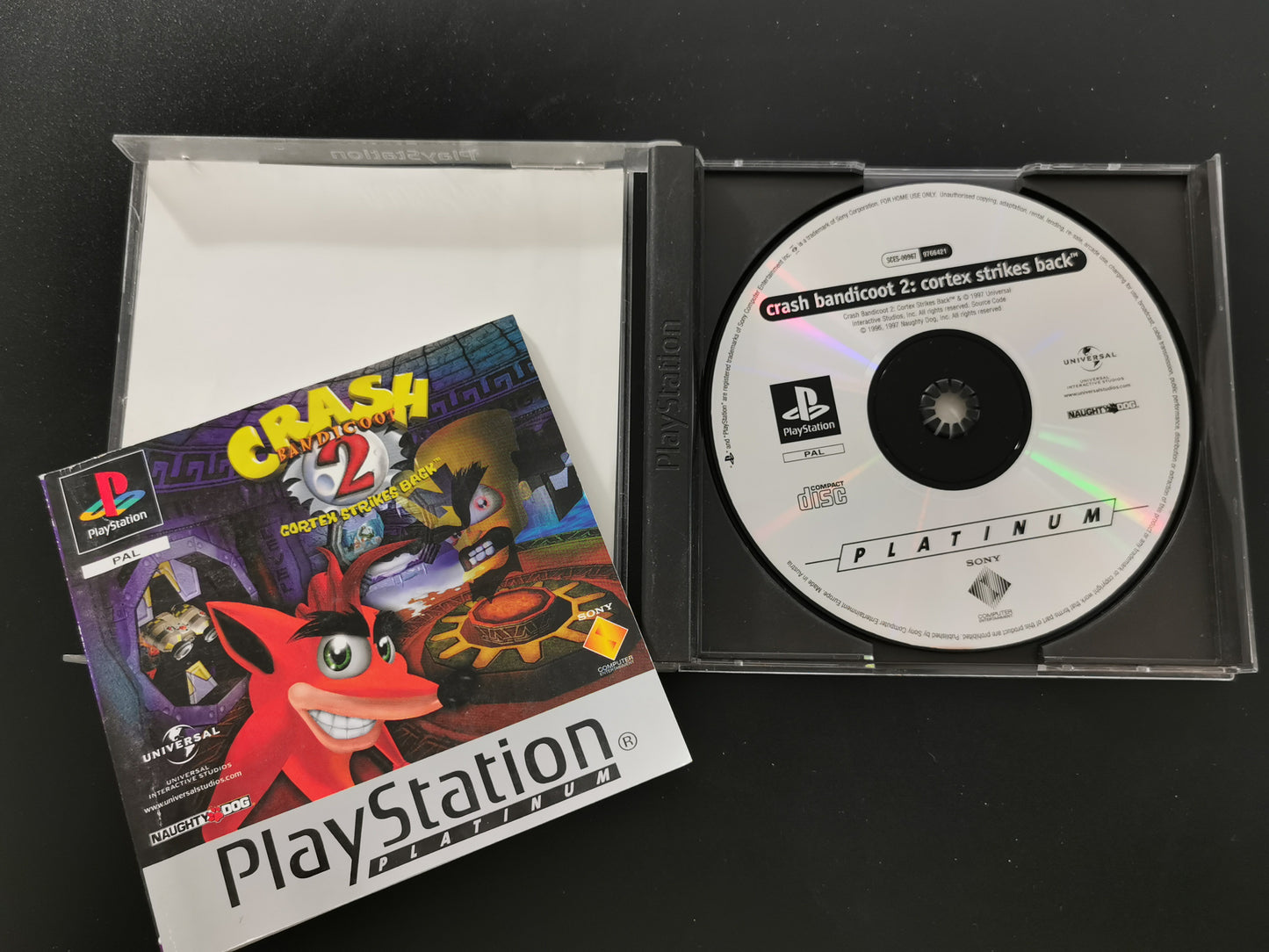 Crash Bandicoot 2: Cortex Strikes Back (PS1) - Platinum