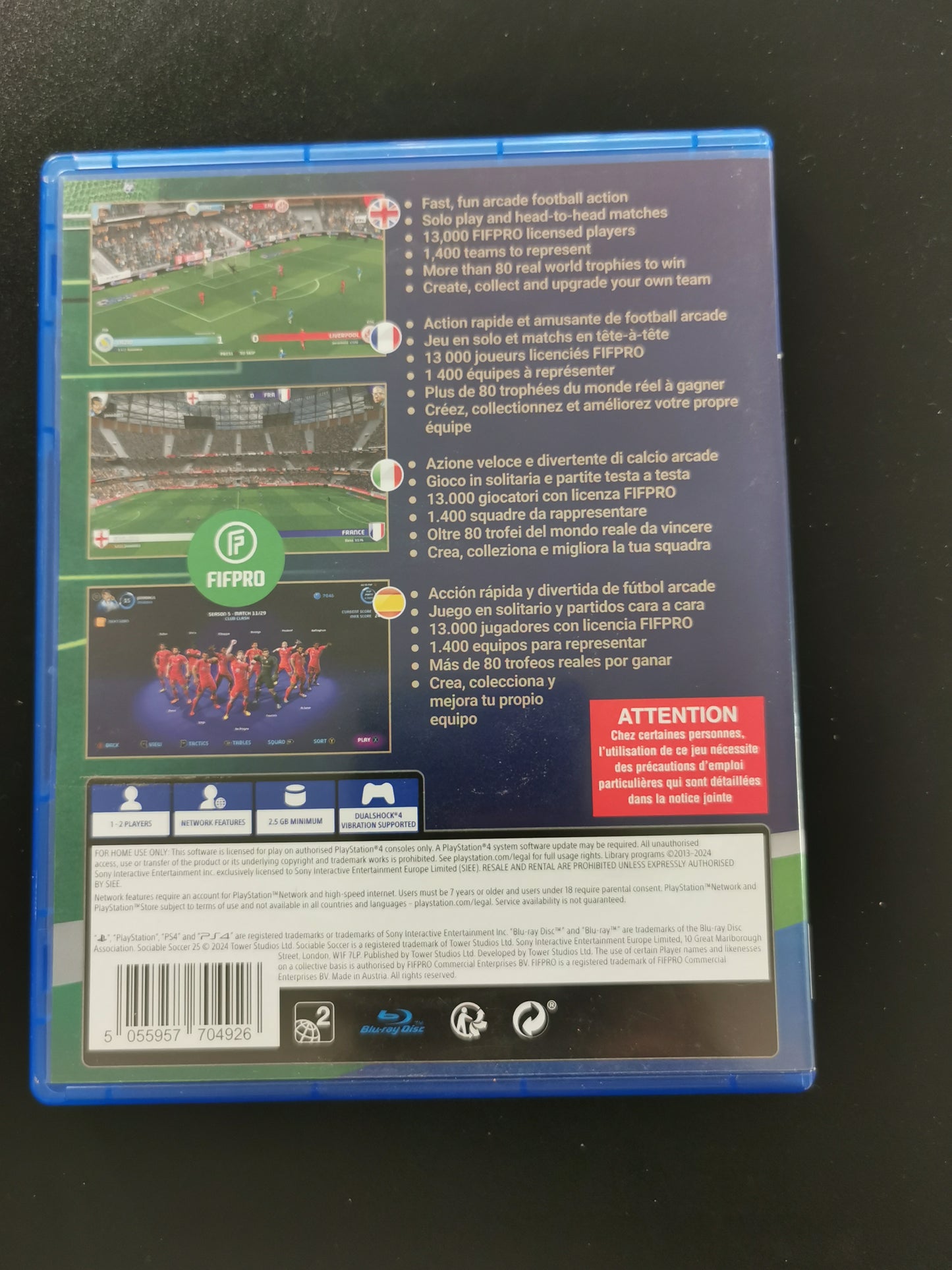 Sociable Soccer 25 (PS4)