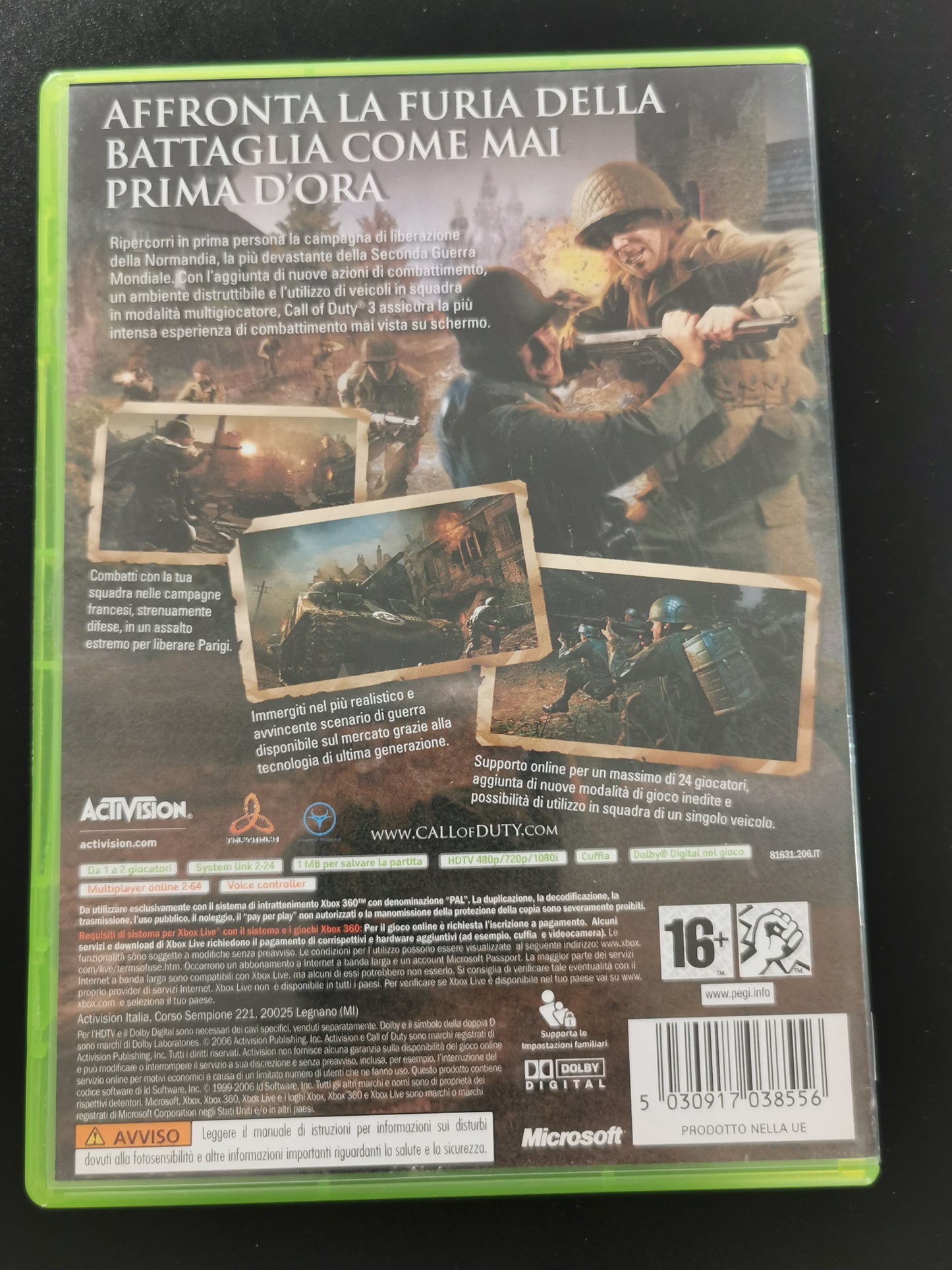 Call of Duty 3 (Xbox 360)