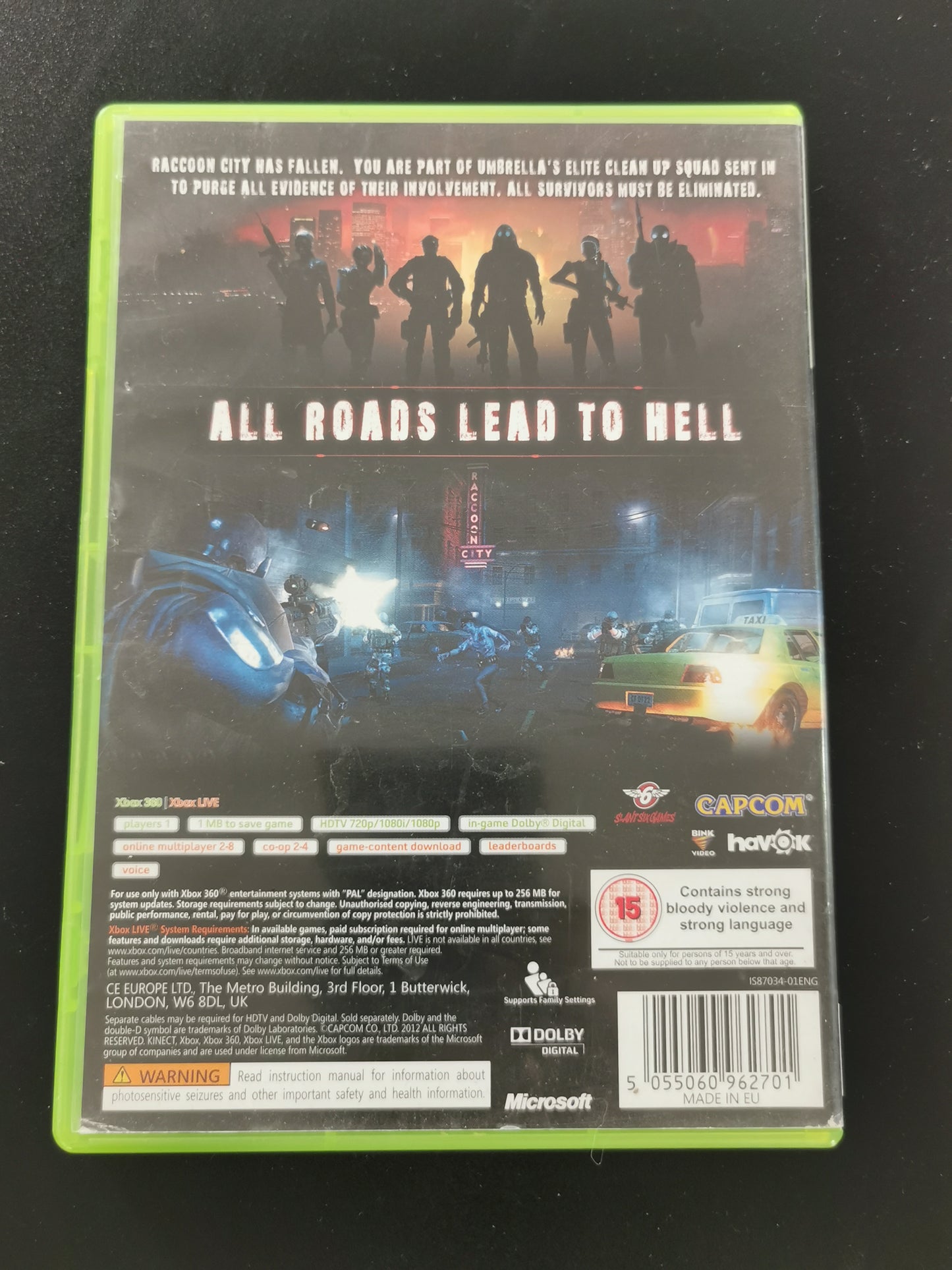 Resident Evil: Operation Raccoon City (Xbox 360)