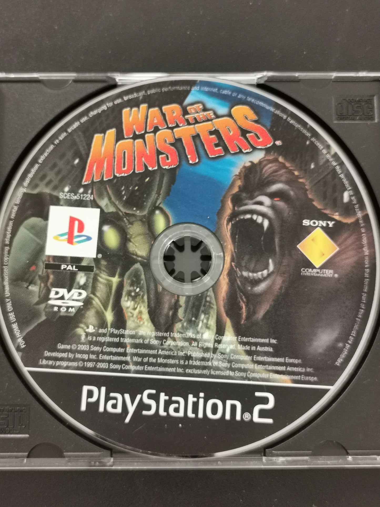War of the Monsters (PS2) - Loose
