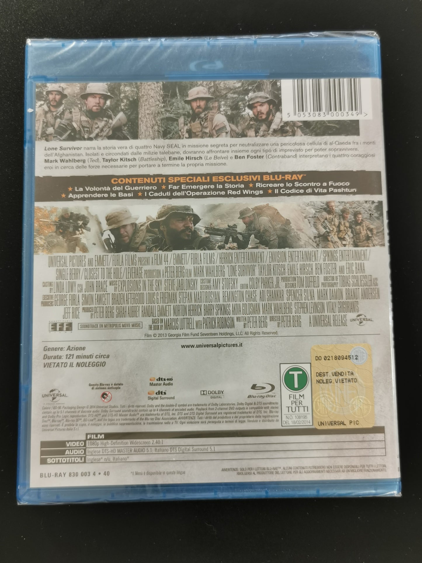 Lone Survivor (Blu-ray) *Nuovo