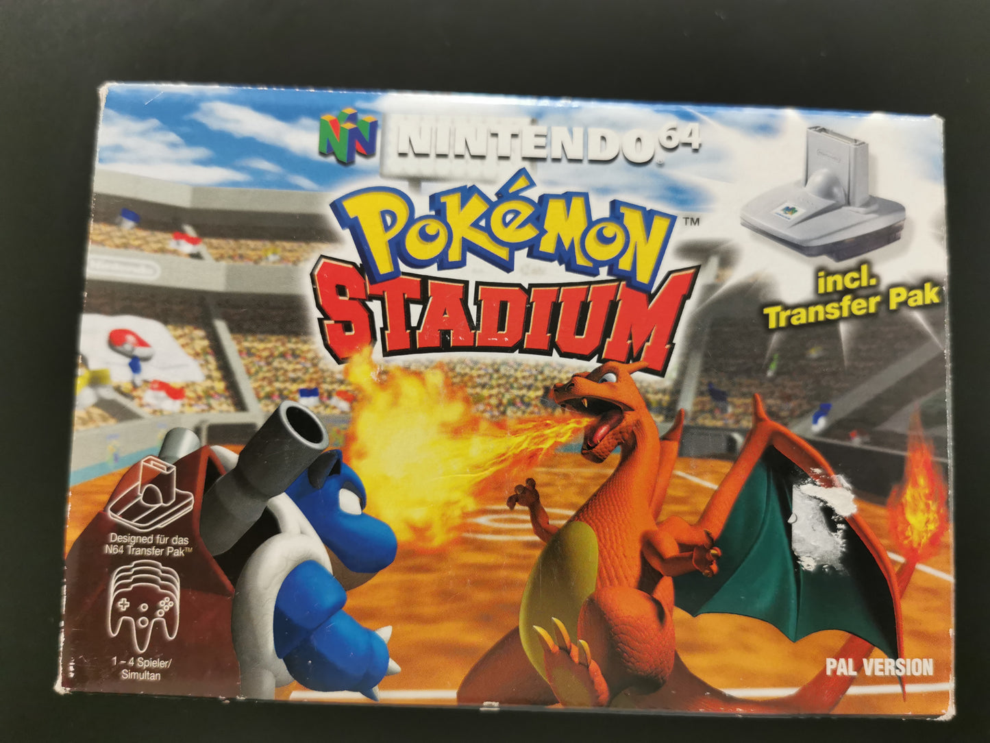 Pokémon Stadium con Transfer Pak (N64) - Versione Tedesca