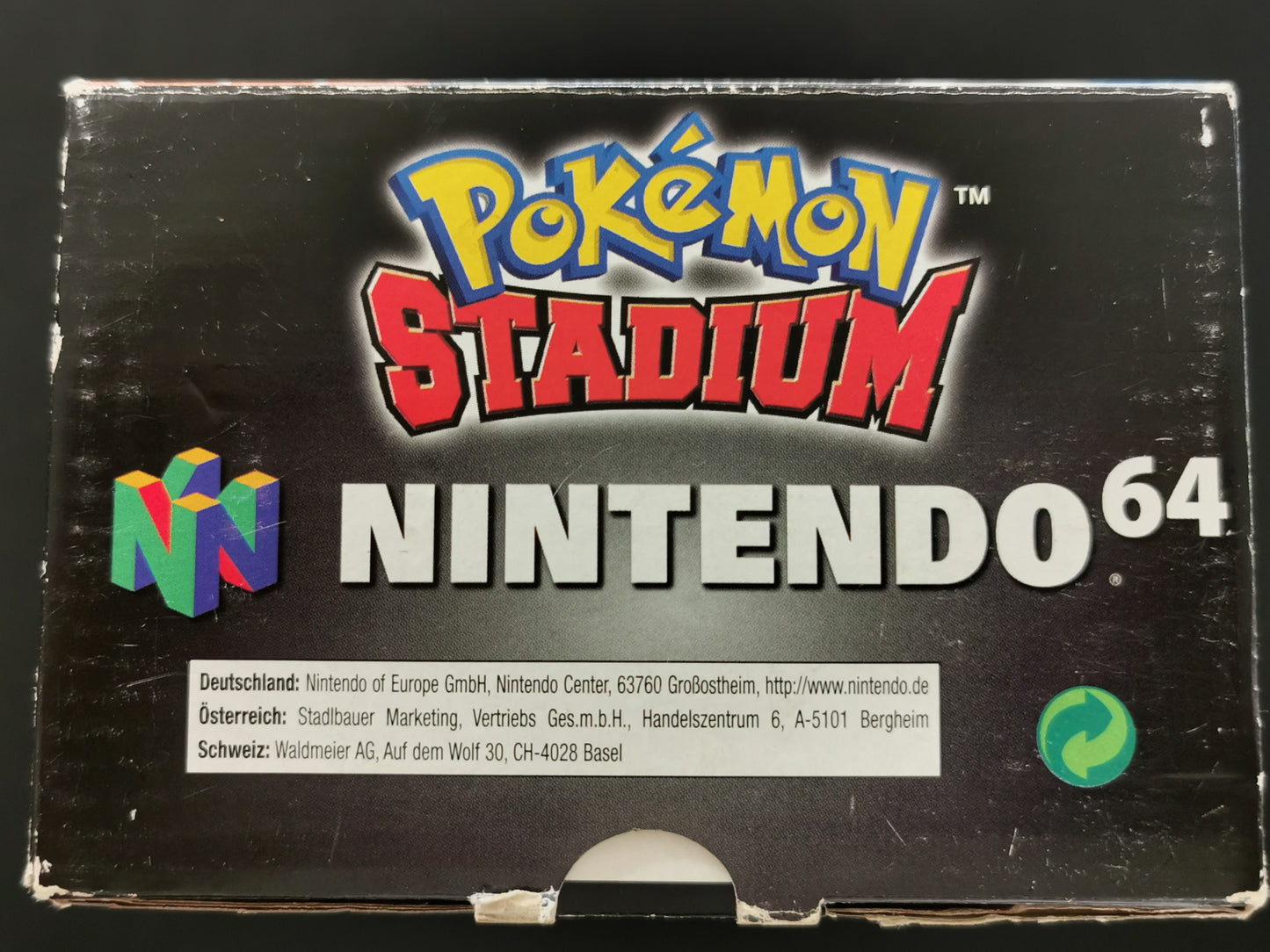 Pokémon Stadium con Transfer Pak (N64) - Versione Tedesca