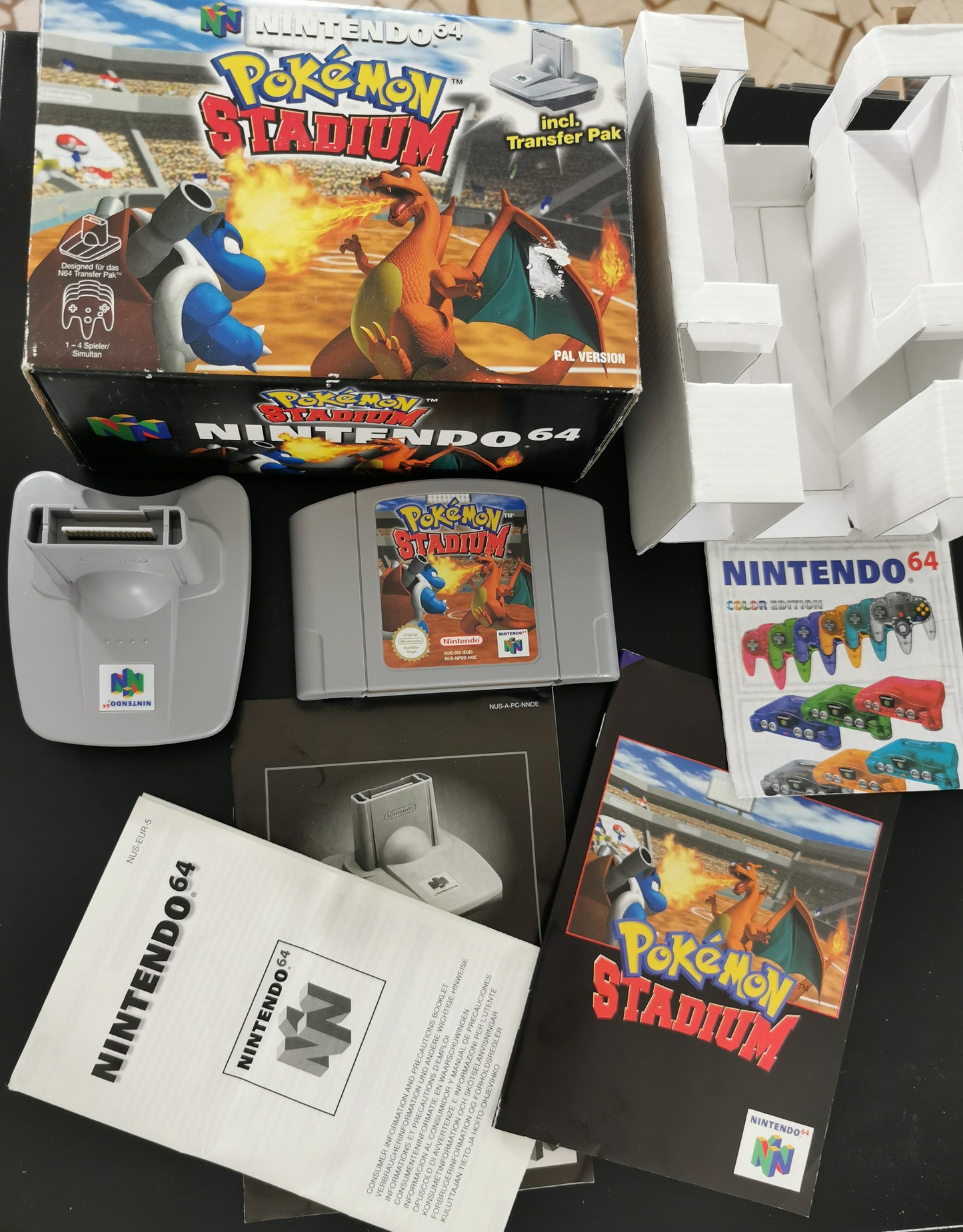 Pokémon Stadium con Transfer Pak (N64) - Versione Tedesca
